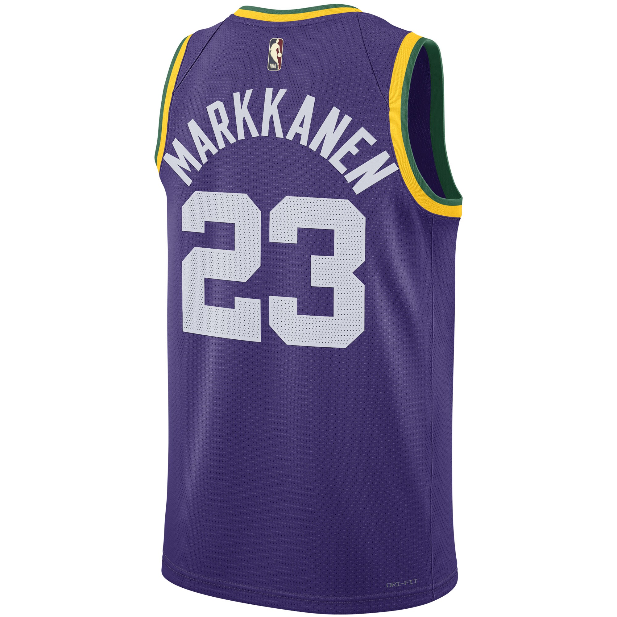 Lauri Markkanen Utah Jazz  Unisex 2023\/24 Swingman Replica Jersey - Classic Edition - Purple