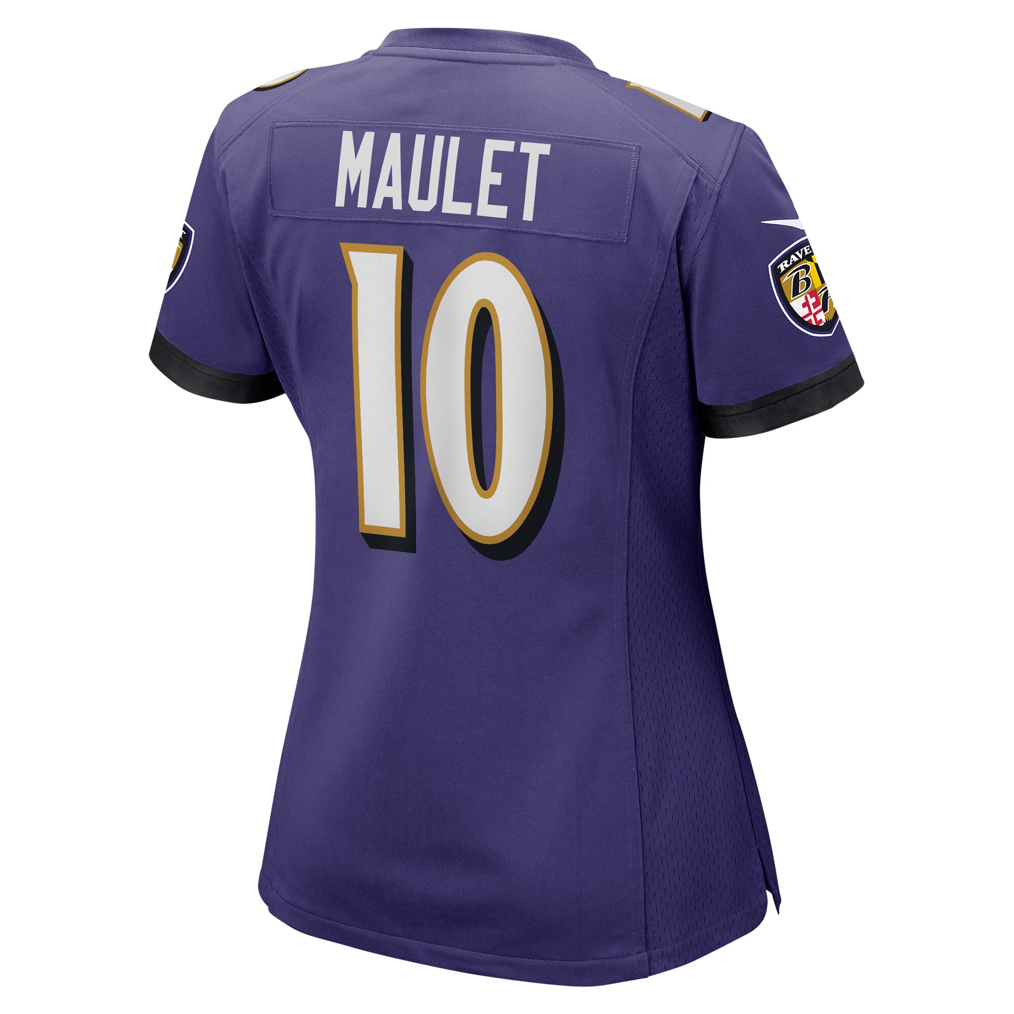 Arthur Maulet Baltimore Ravens  Women's  Game Jersey -  Purple