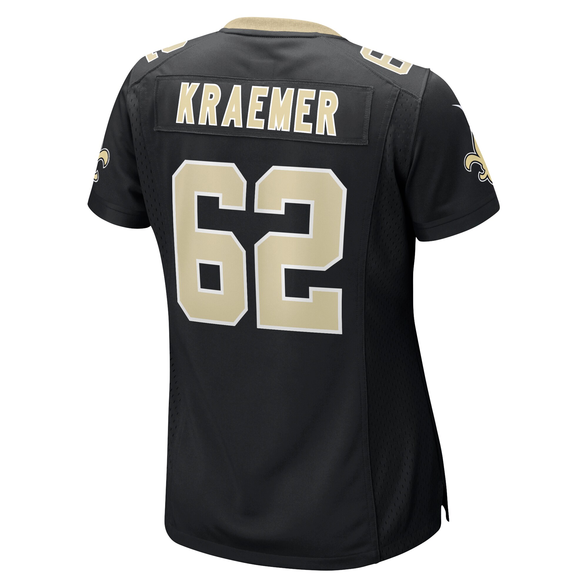 Tommy Kraemer New Orleans Saints  Women's Team Game Jersey -  Black