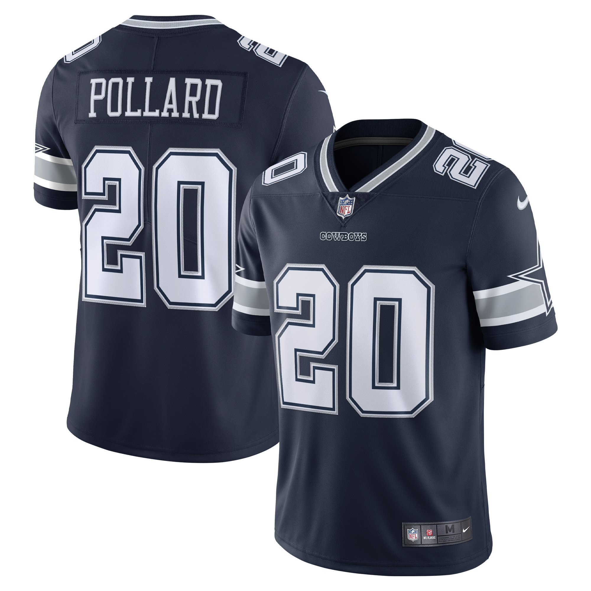 Tony Pollard Dallas Cowboys  2020 Vapor Limited Jersey - Navy
