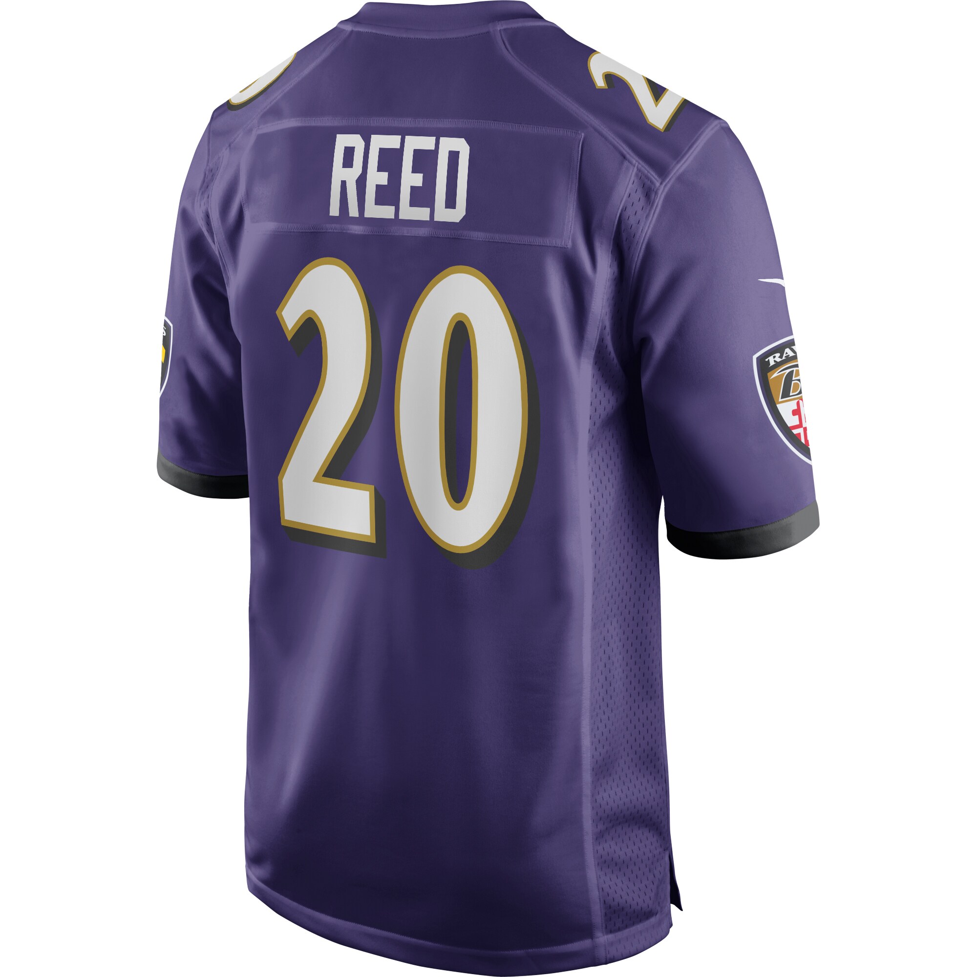 Ed Reed Baltimore Ravens  Game Retired Player Jersey - Purple