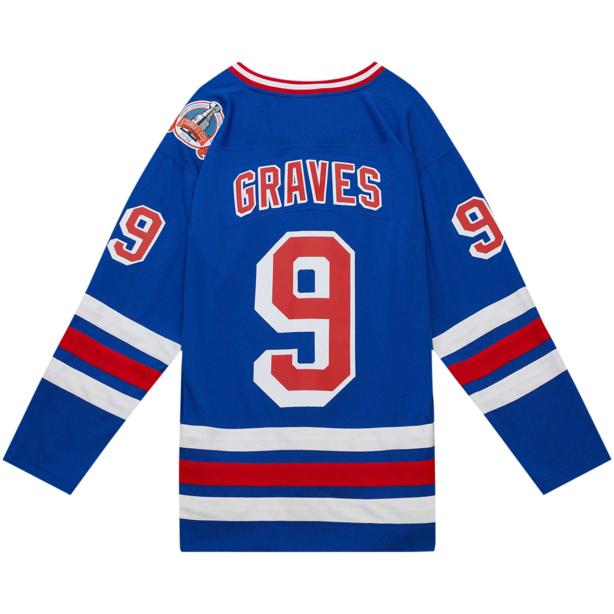 Adam Graves New York Rangers Mitchell & Ness  1993\/94 Blue Line Player Jersey - Royal