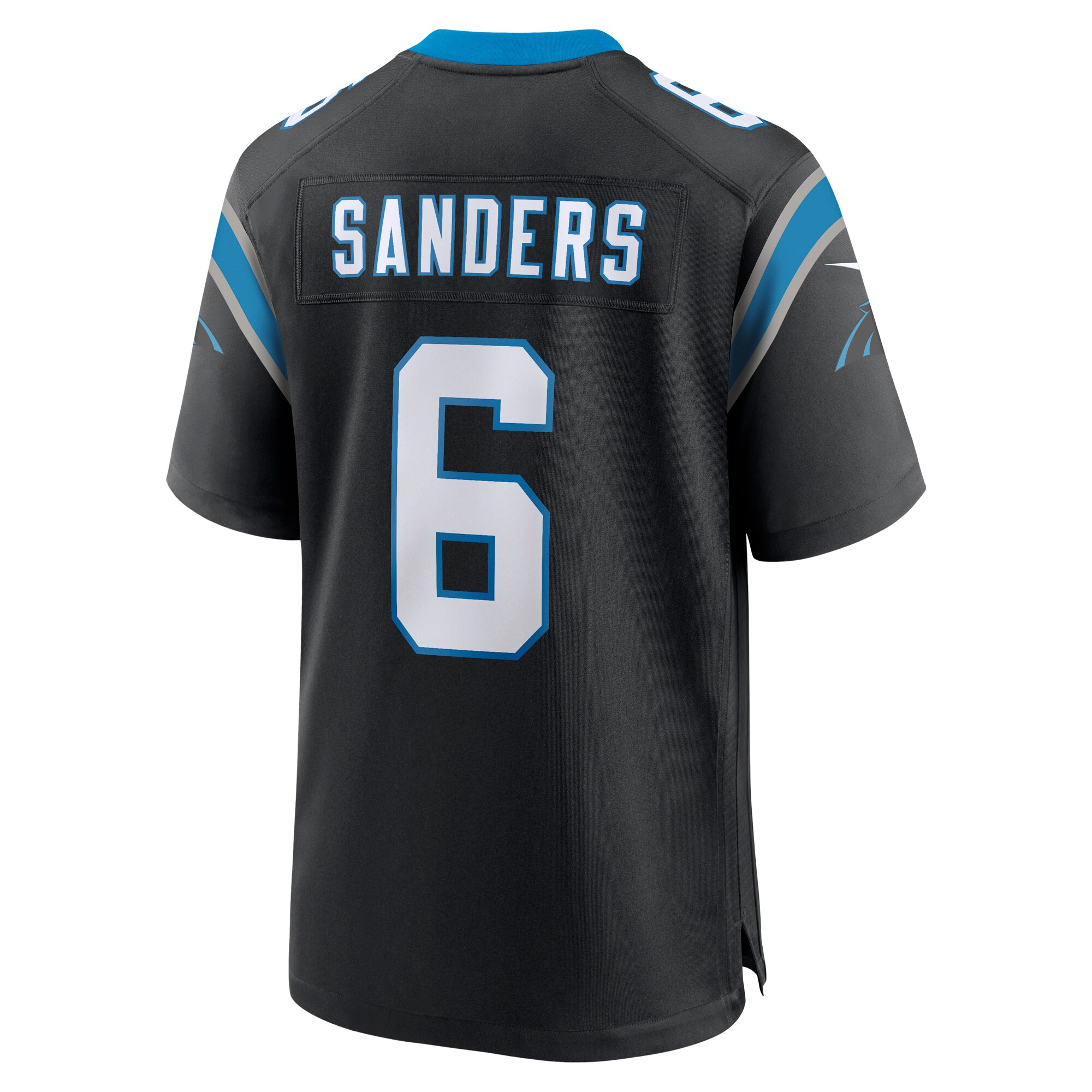 Miles Sanders Carolina Panthers  Team Game Jersey - Black