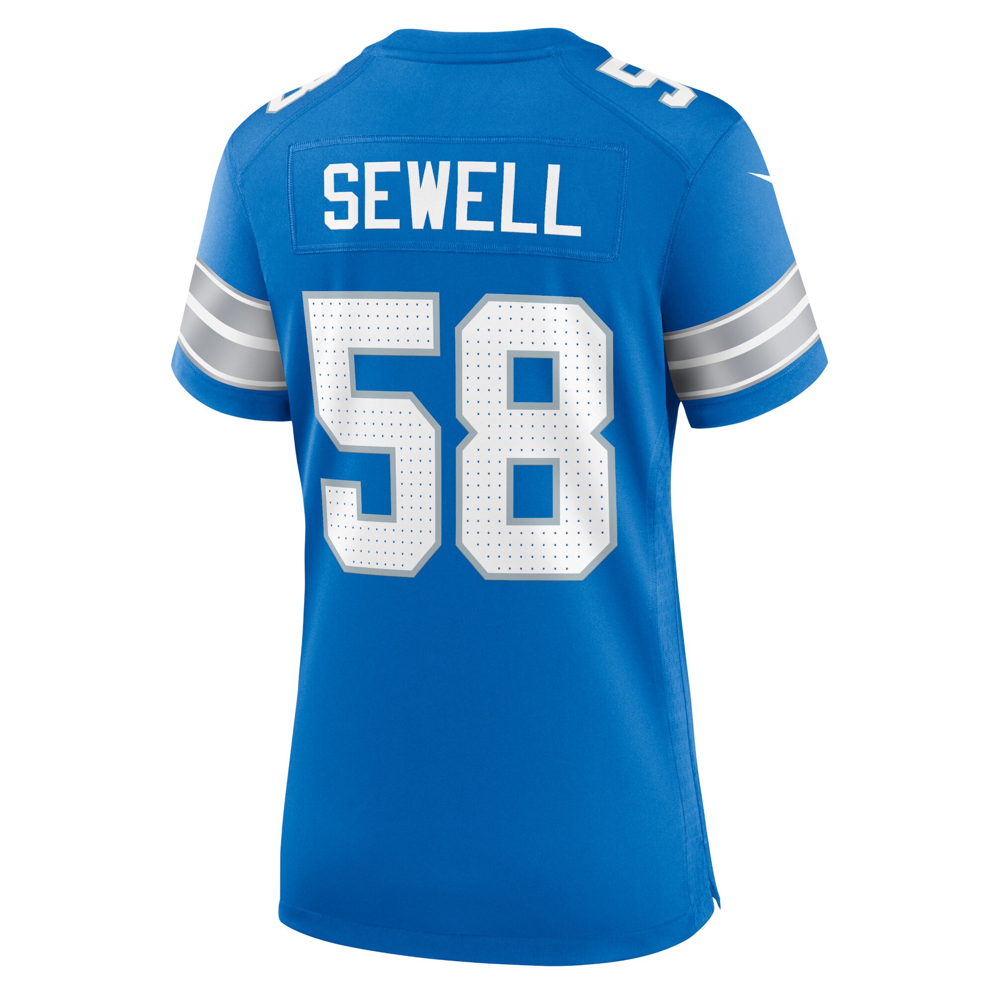 Penei Sewell Detroit Lions  Women's Game Jersey - Blue