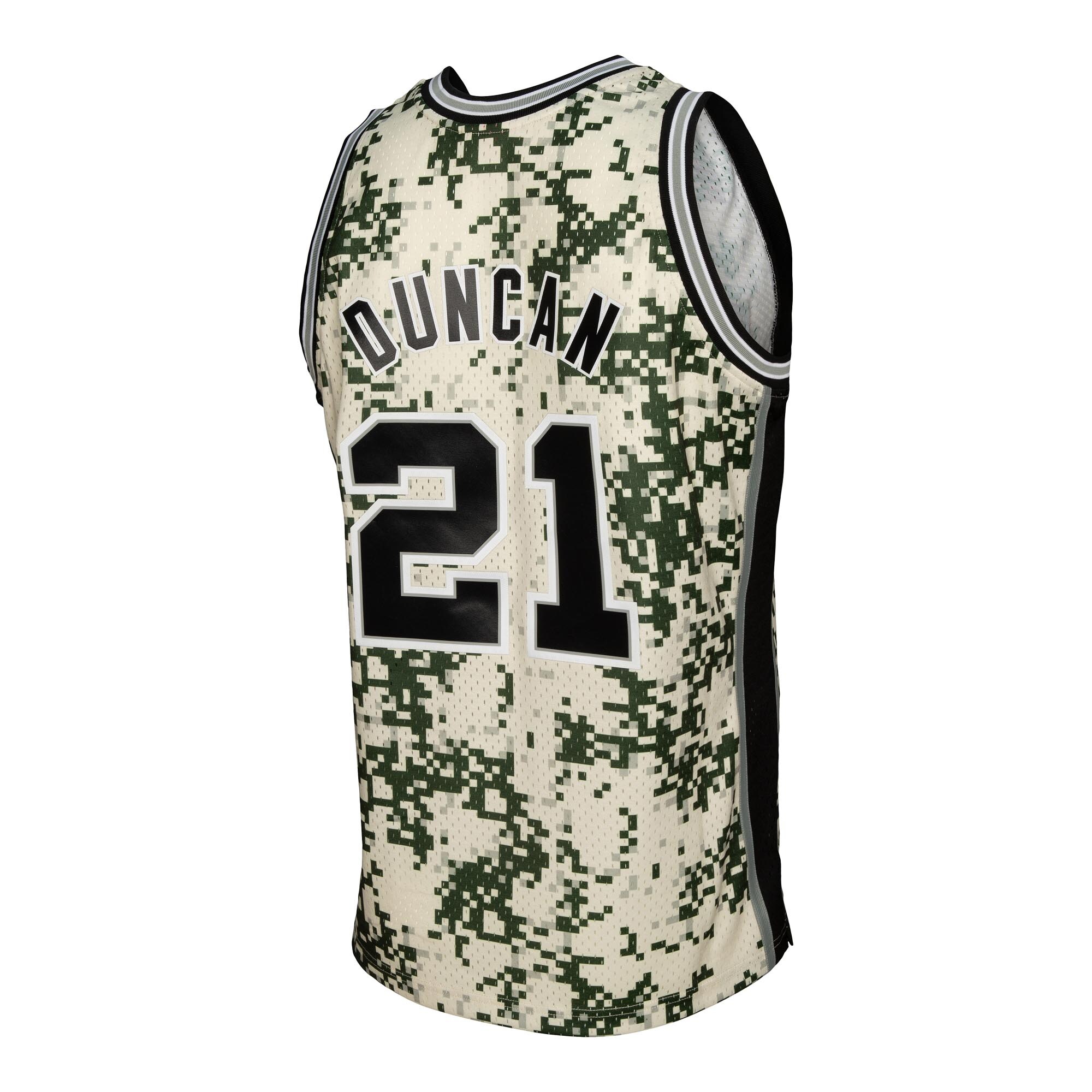 Tim Duncan San Antonio Spurs Mitchell & Ness 2013\/14 Swingman Jersey - Camo