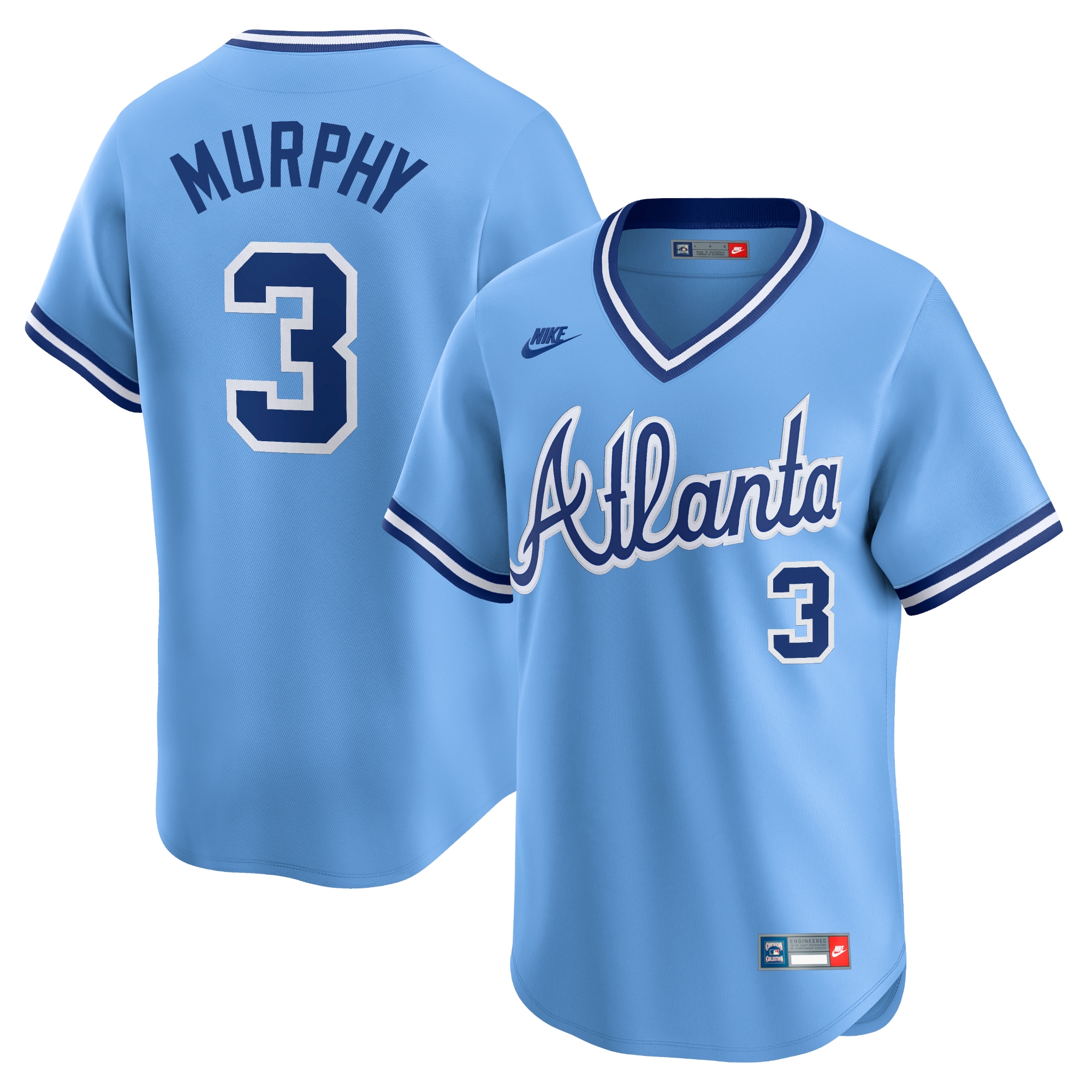 Dale Murphy Atlanta Braves  Throwback Cooperstown Limited Jersey - Royal