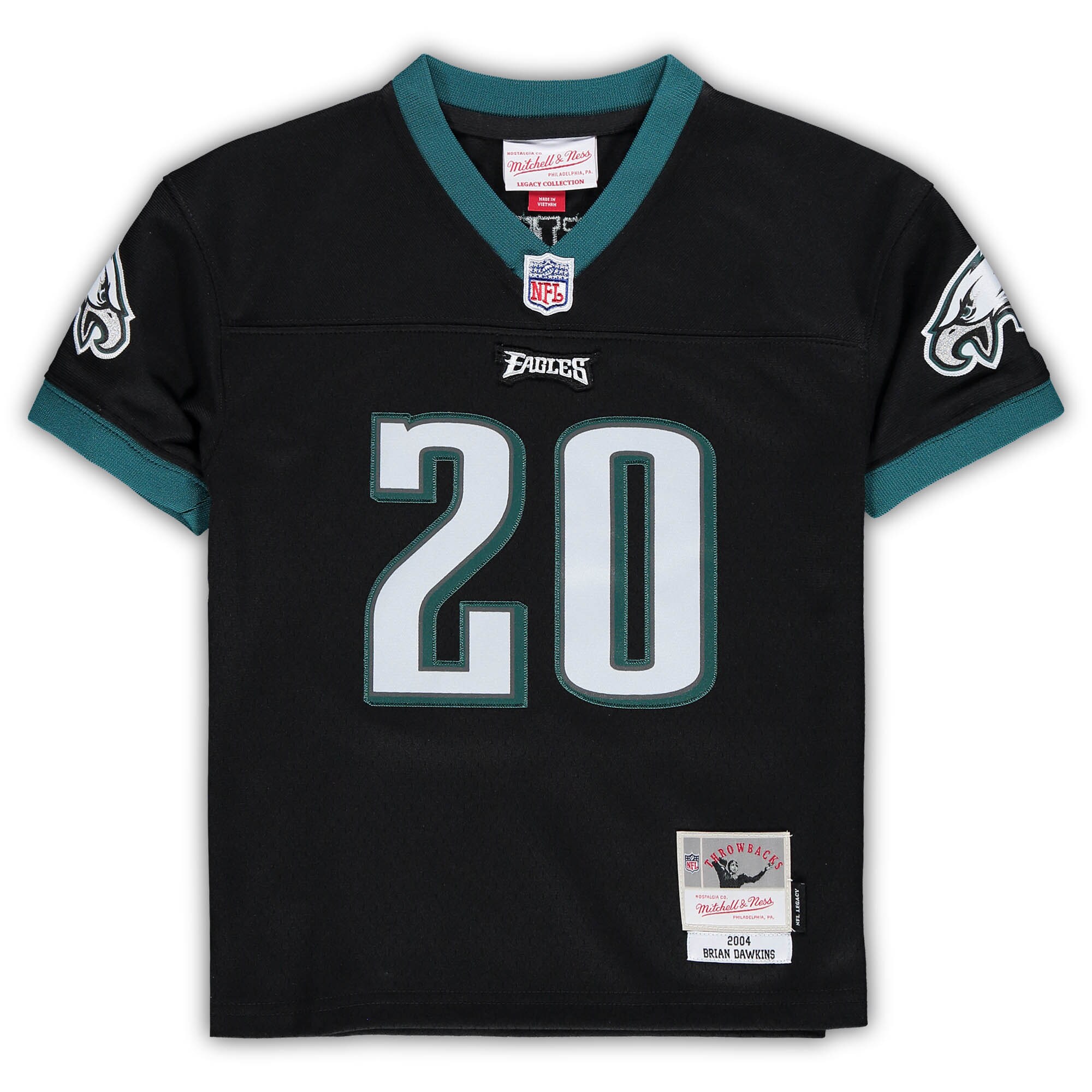 Brian Dawkins Philadelphia Eagles Mitchell & Ness Toddler 2004 Retired Legacy Jersey - Black