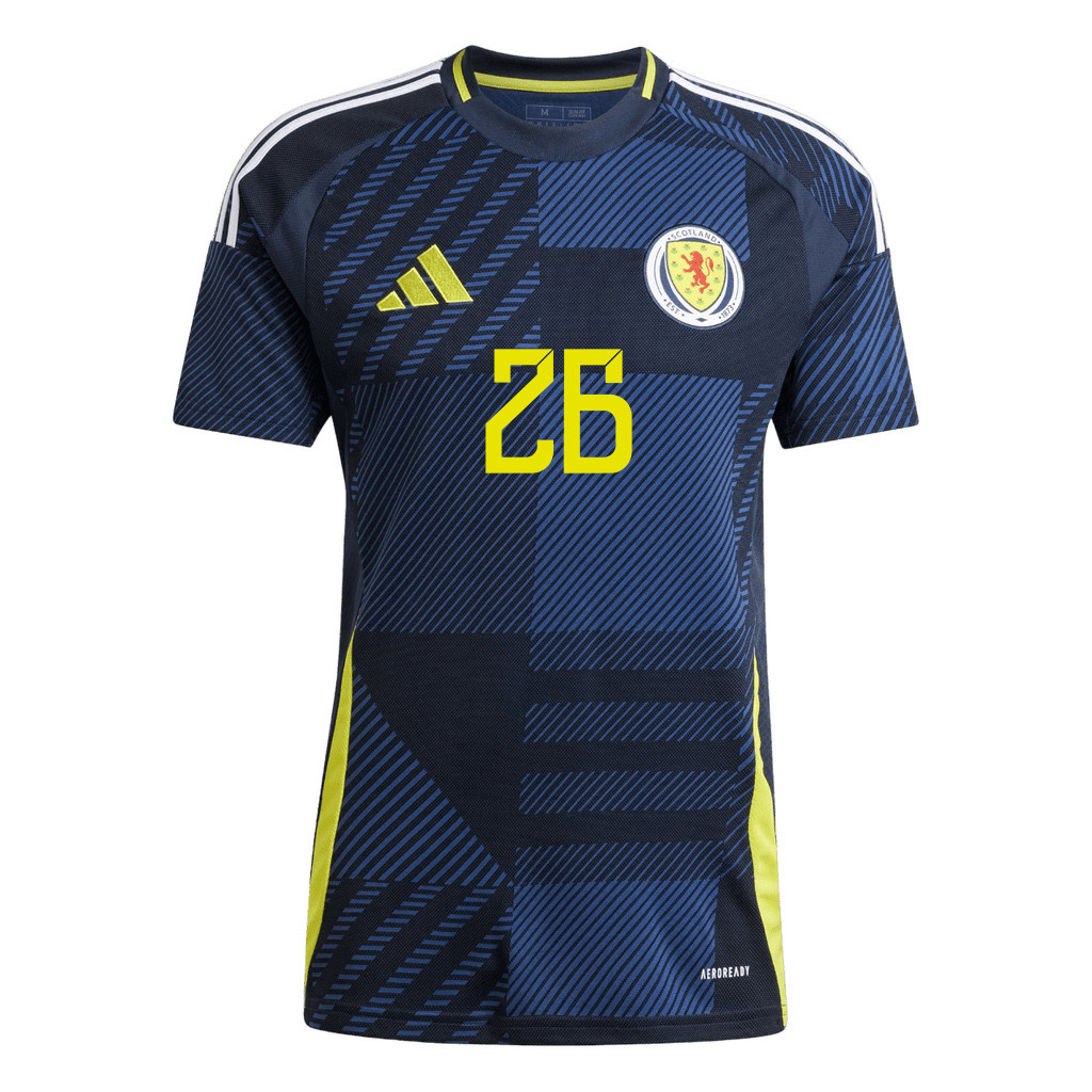 Scott McKenna 26 Scotland National Team 2024 Home Men Jersey - Navy