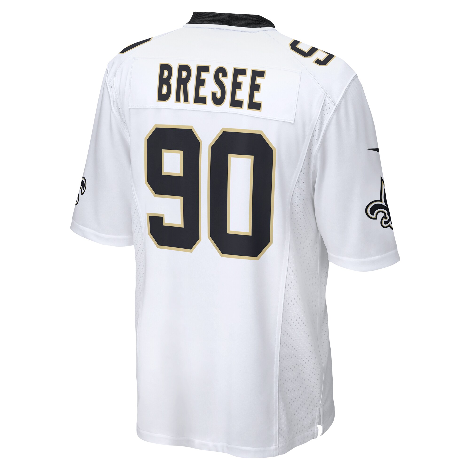 Bryan Bresee New Orleans Saints   Game Jersey -  White