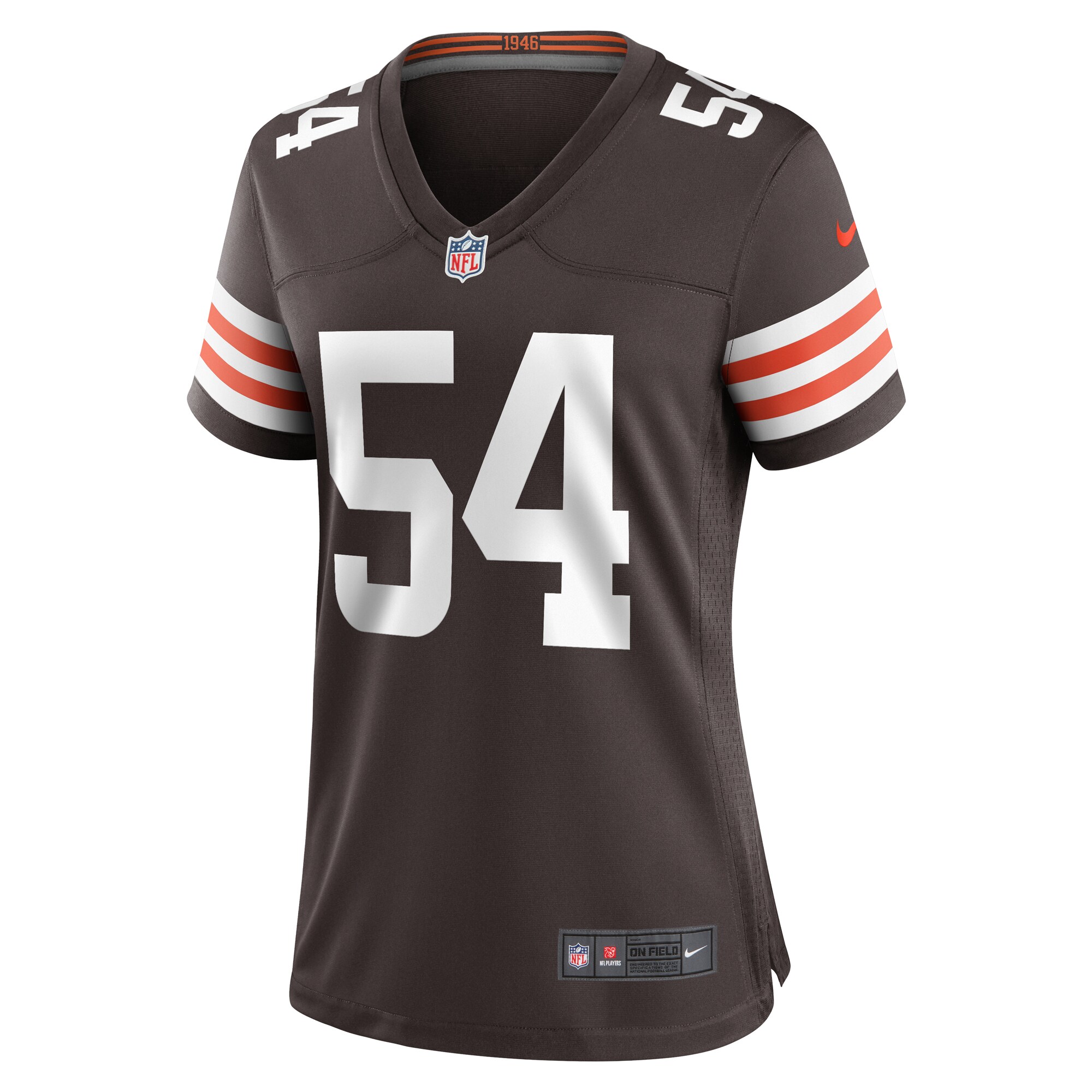 Ogbonnia Okoronkwo Cleveland Browns  Women's Game Player Jersey - Brown