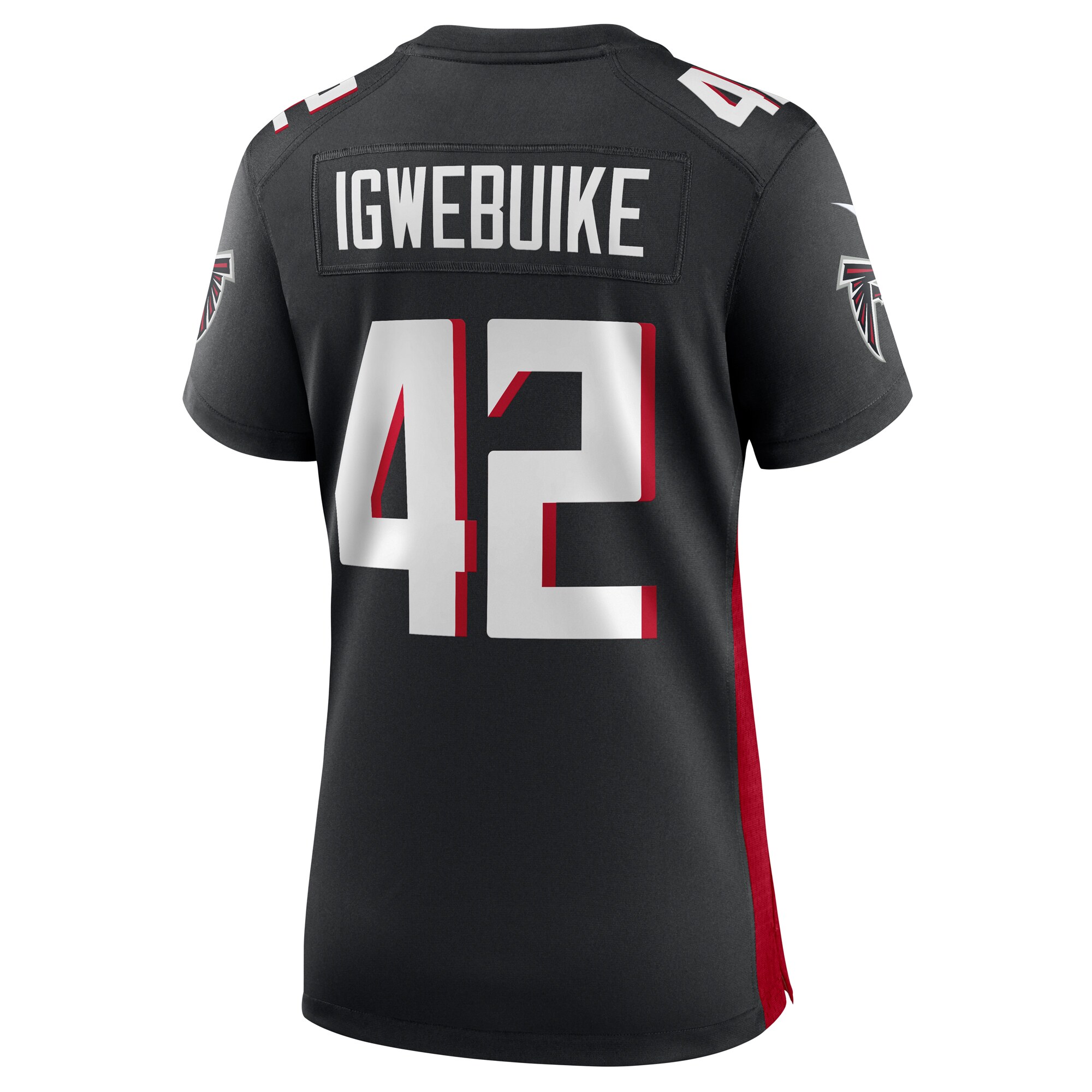 Godwin Igwebuike Atlanta Falcons  Women's  Game Jersey -  Black