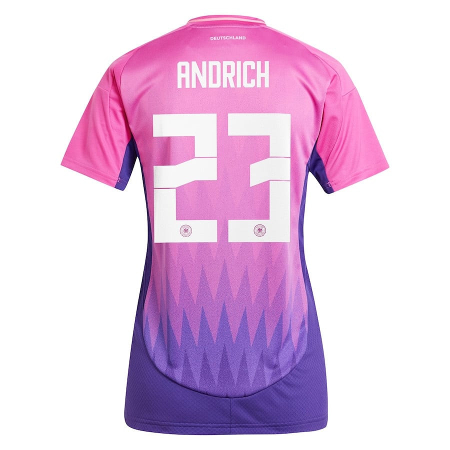 Robert Andrich 23 Germany National Team 2024 Away Women Jersey - Pink