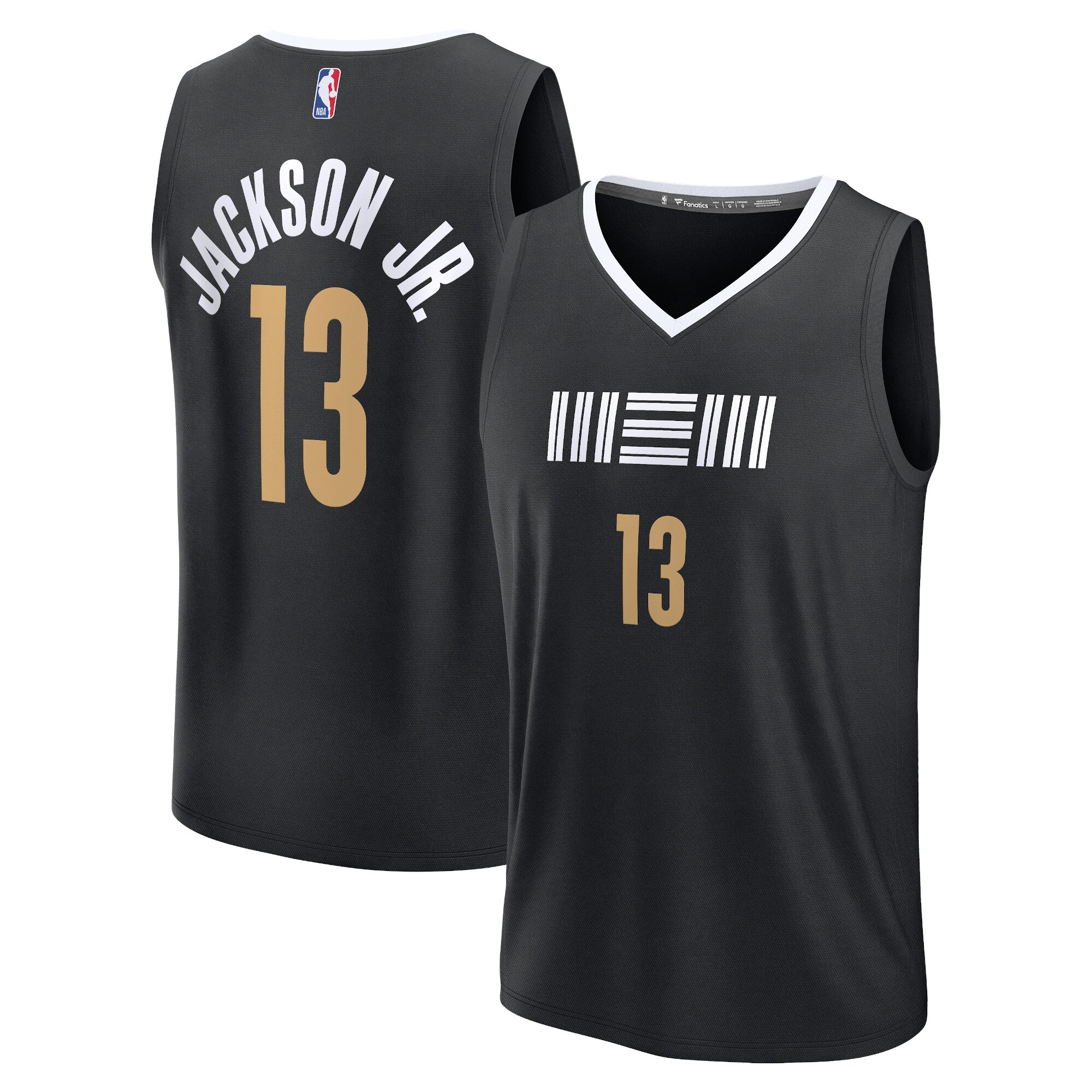 Jaren Jackson Jr. Memphis Grizzlies Fanatics Fast Break Jersey - Black - City Edition