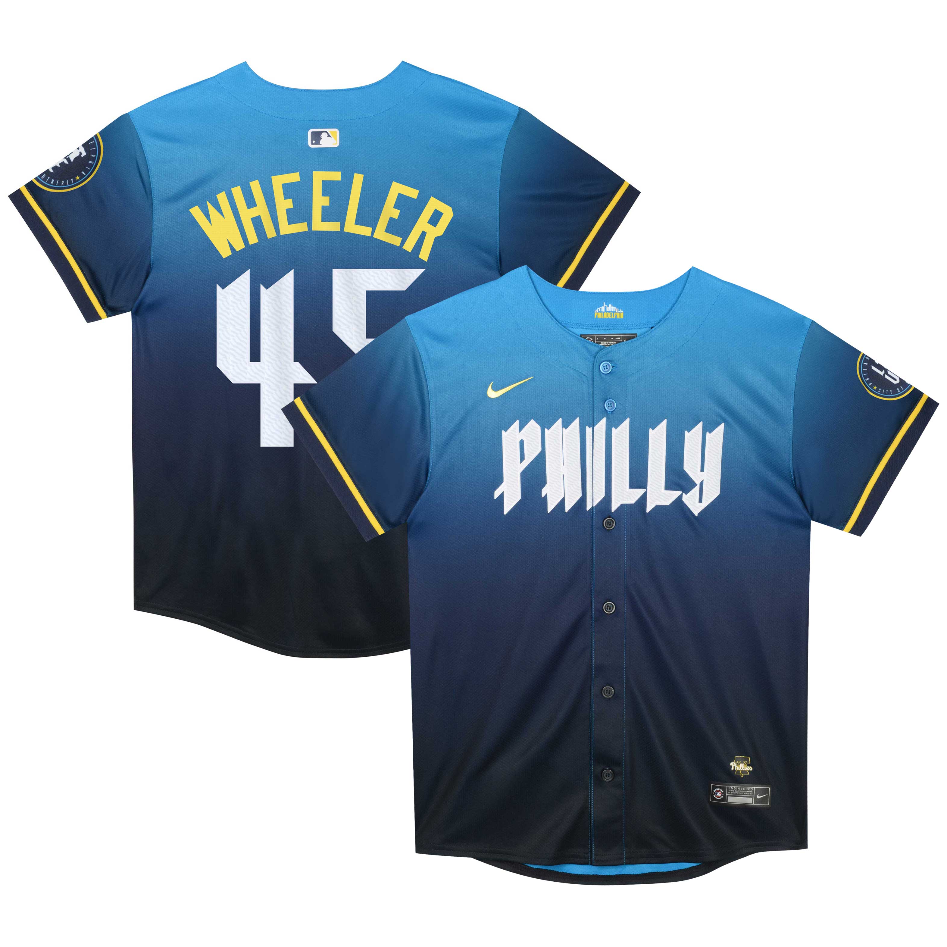 Zack Wheeler Philadelphia Phillies  Preschool 2024 City Connect Limited Player Jersey - Blue