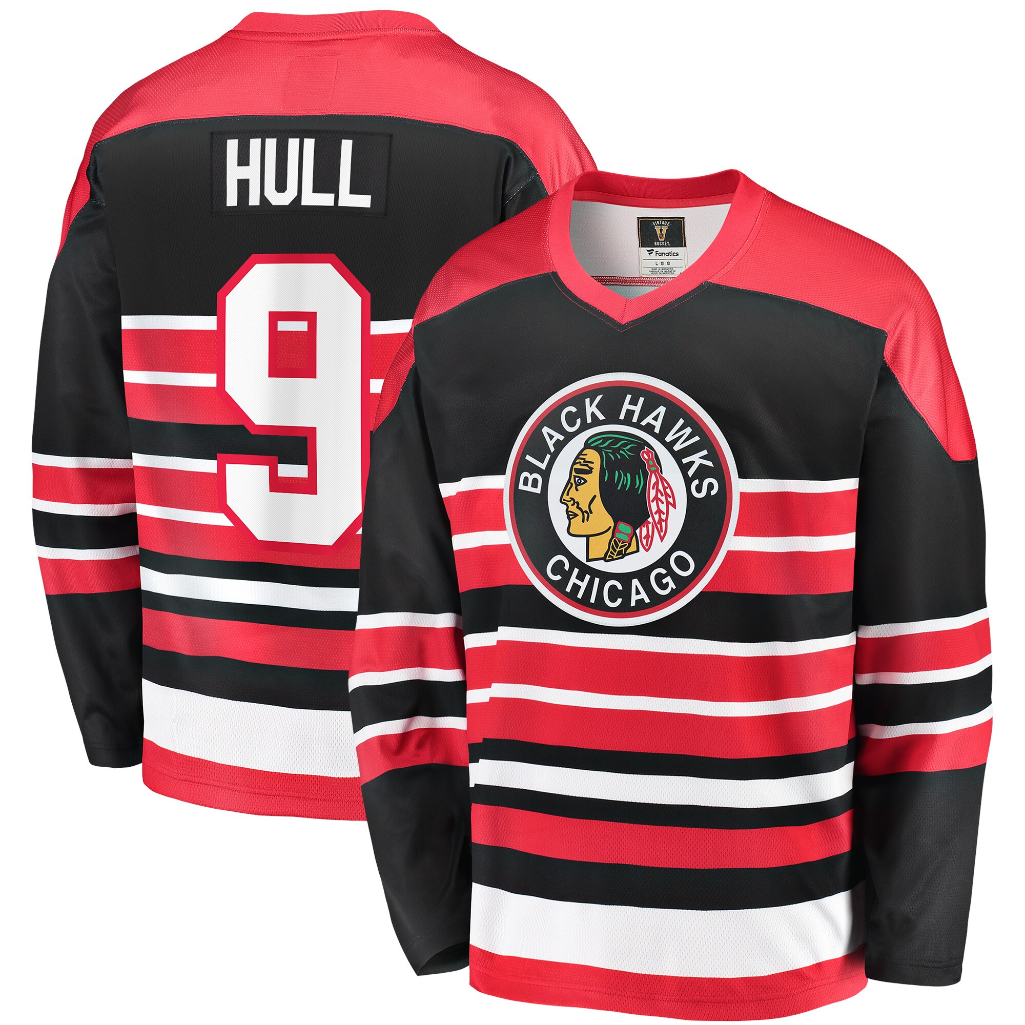 Bobby Hull Chicago Blackhawks Fanatics Premier Breakaway Retired Player Jersey - Red