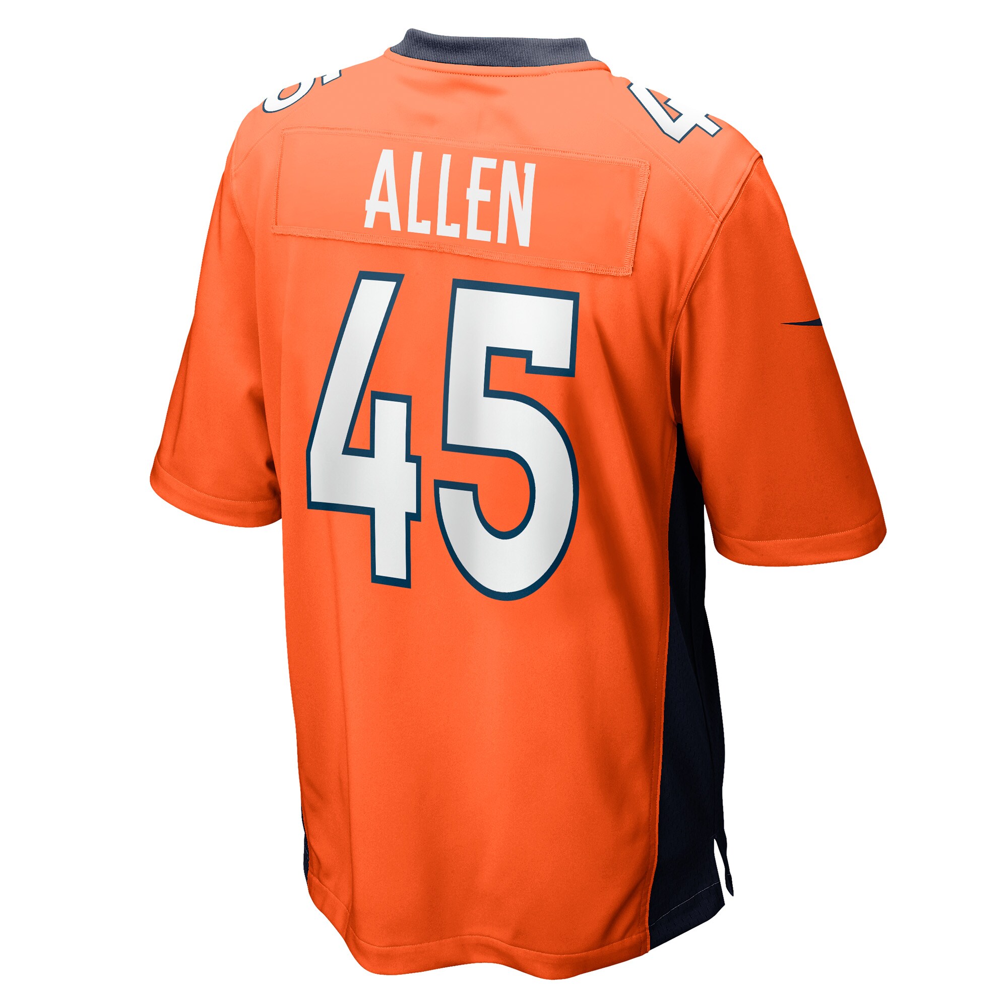 Christopher Allen Denver Broncos  Game Player Jersey - Orange