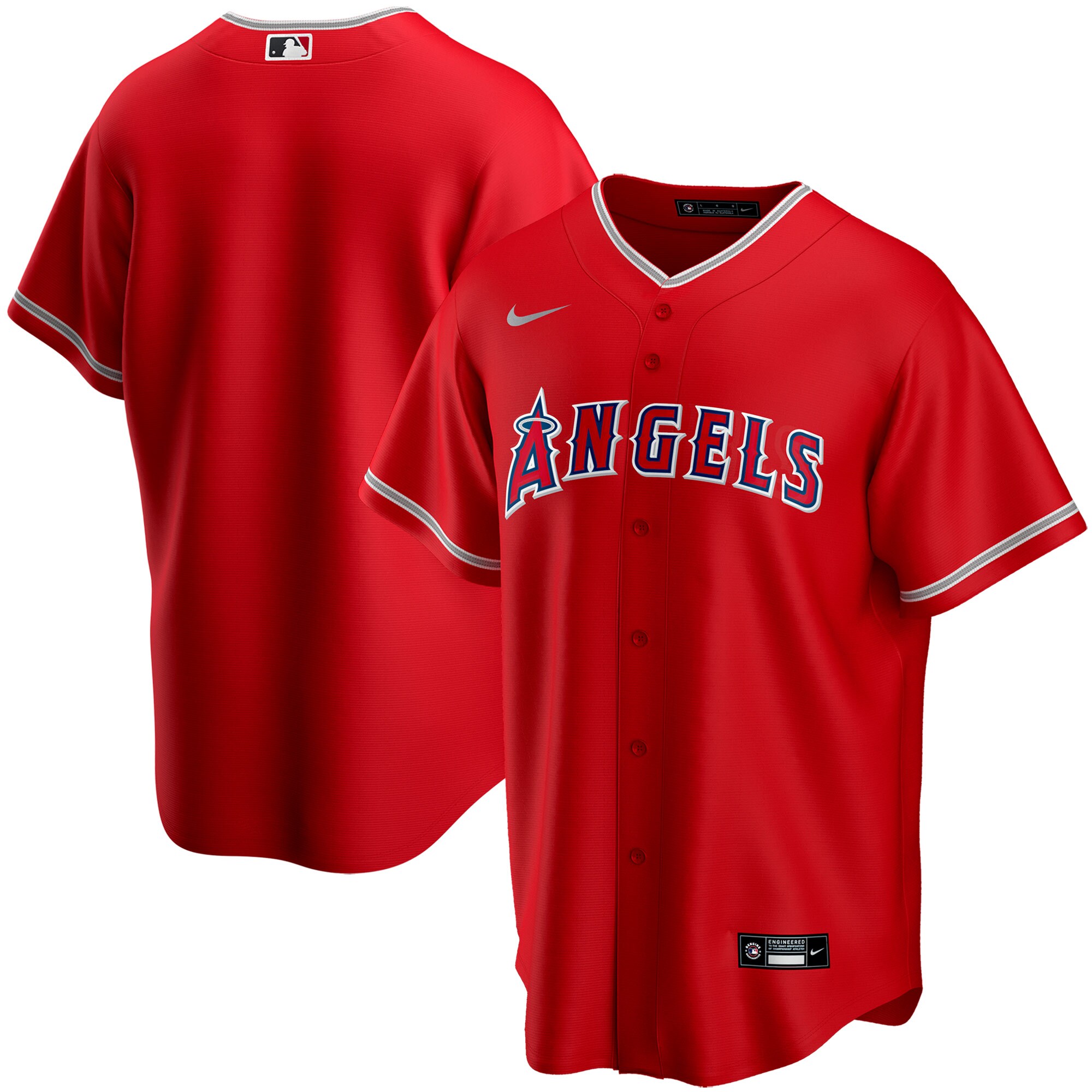 Los Angeles Angels  Youth Alternate Replica Team Jersey - Red