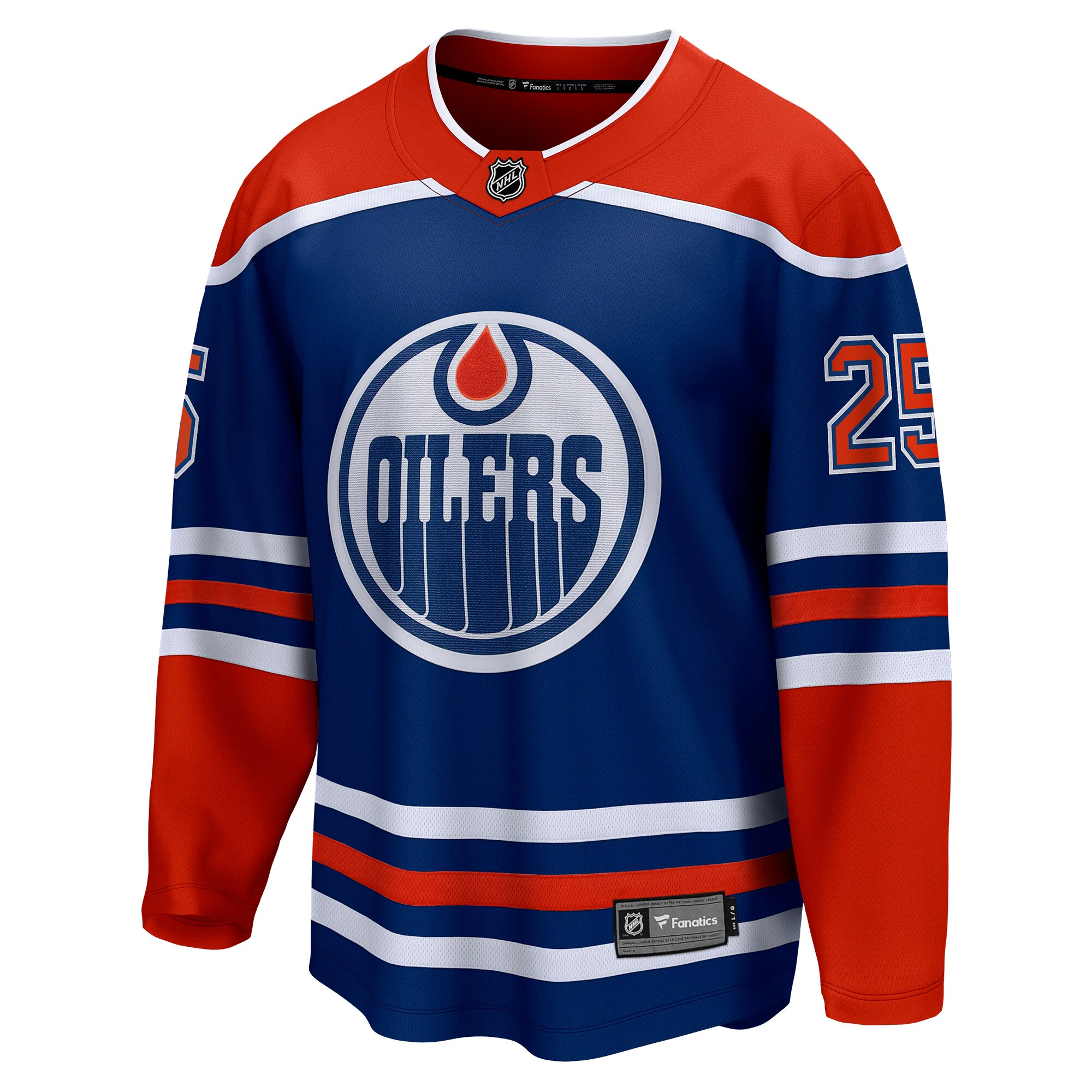 Darnell Nurse Edmonton Oilers Fanatics Home Breakaway Player Jersey - Royal
