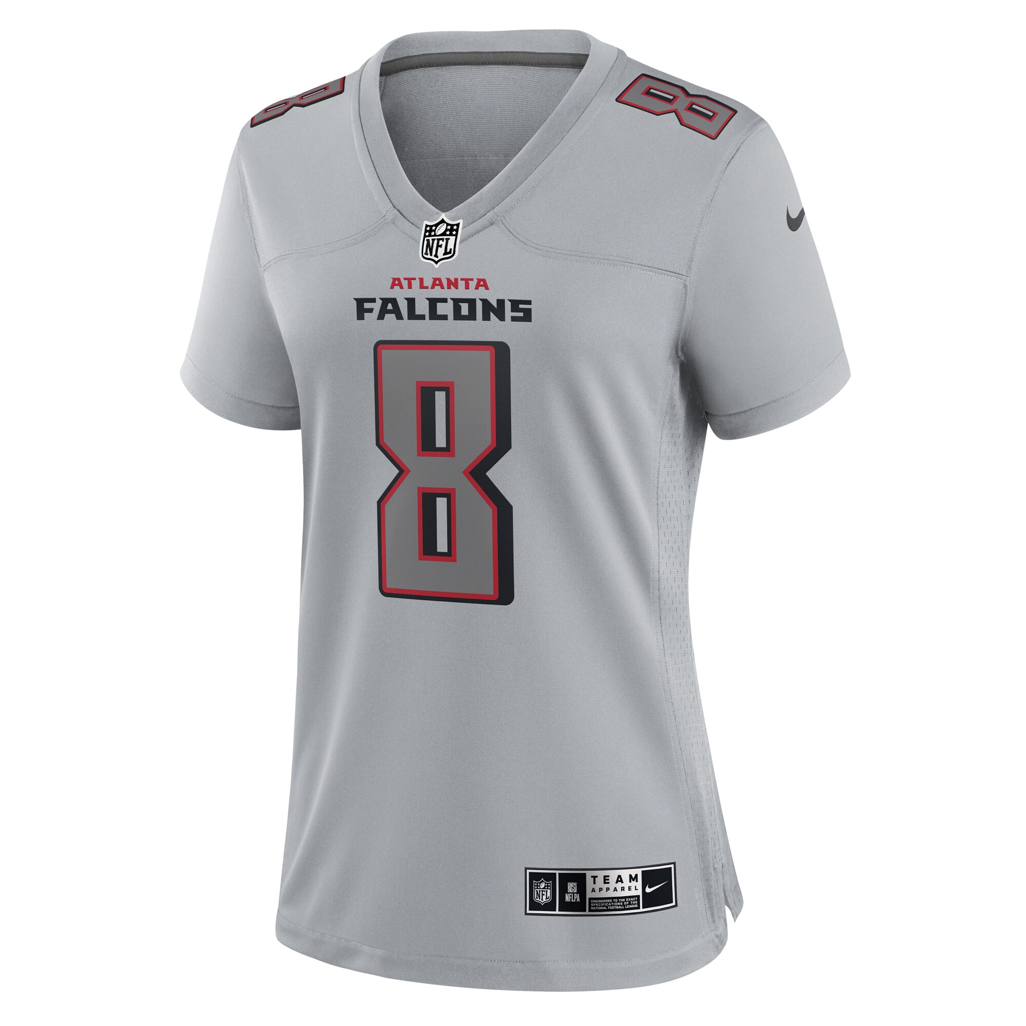 Kyle Pitts Atlanta Falcons  Women's Atmosphere Fashion Game Jersey - Gray