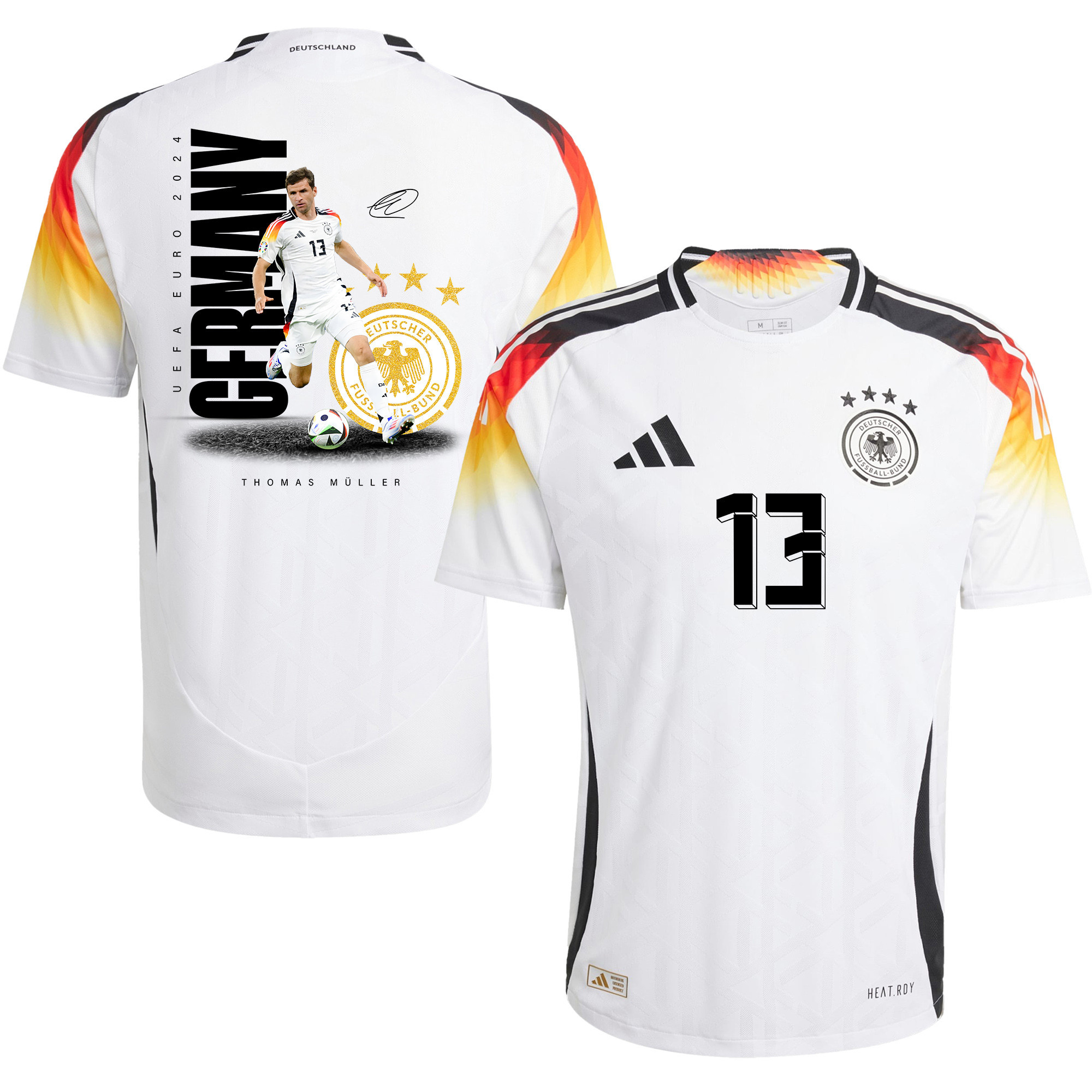 Thomas Müller 13 Signed Game-changer Germany National Team 2024 Home Men Jersey - Purple