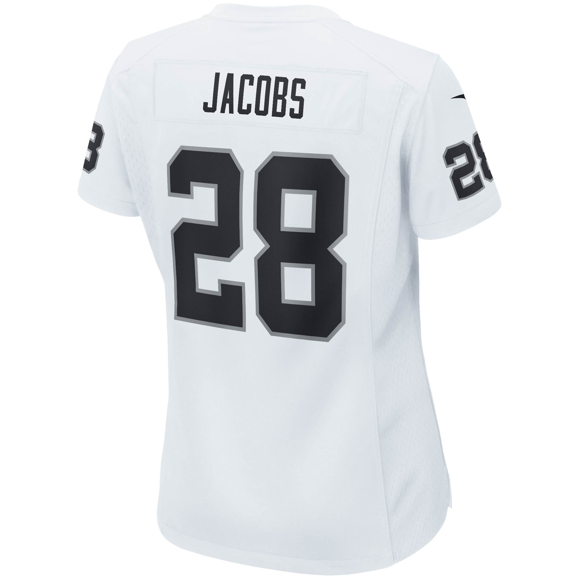 Josh Jacobs Las Vegas Raiders  Women's Player Game Team Jersey - White