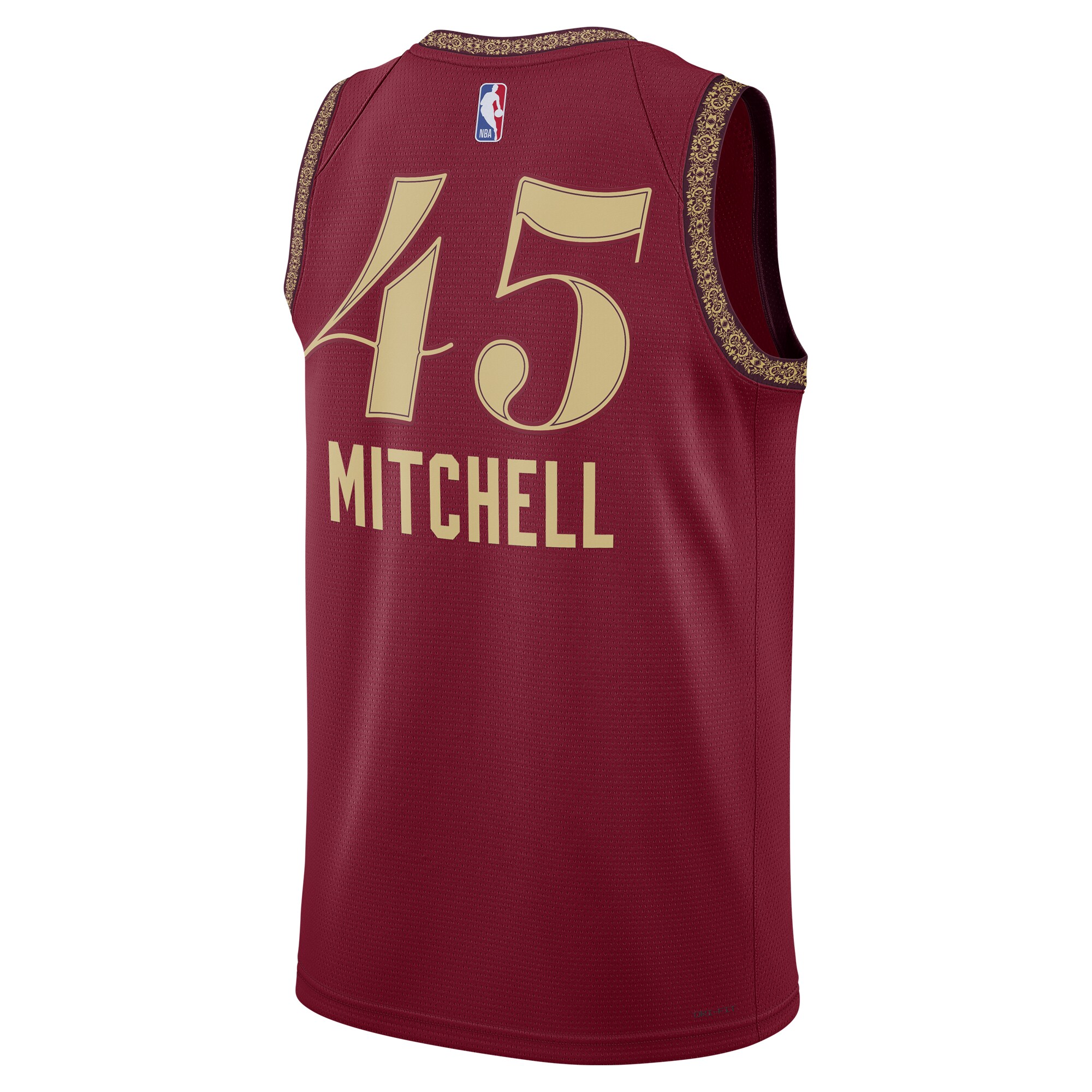 Donovan Mitchell Cleveland Cavaliers  Unisex 2023\/24 Swingman Jersey - Wine - City Edition