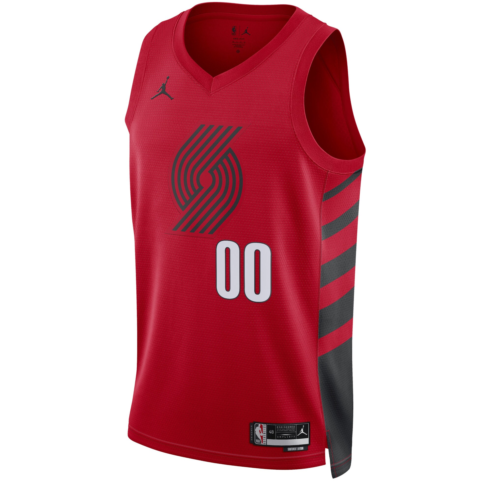 Portland Trail Blazers Jordan Brand Unisex 2022\/23 Swingman Custom Jersey - Statement Edition - Red