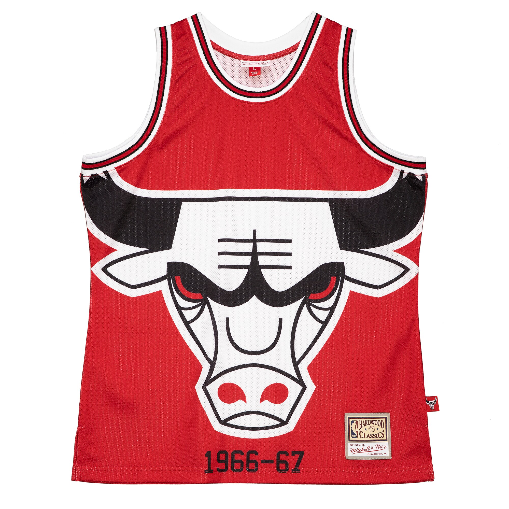 Chicago Bulls Mitchell & Ness Hardwood Classics Blown Out Fashion Jersey - Red