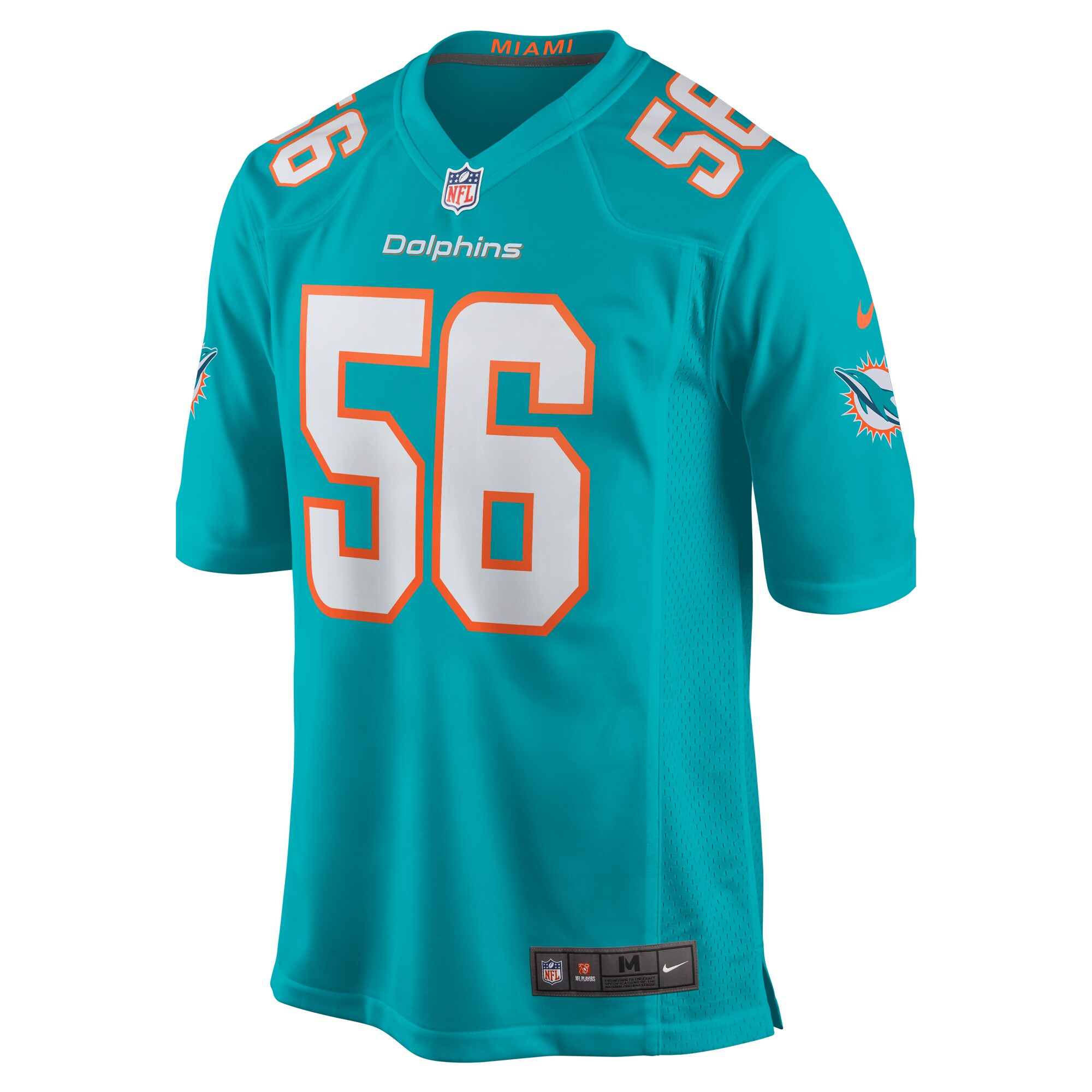 Quinton Bell Miami Dolphins   Game Jersey -  Aqua