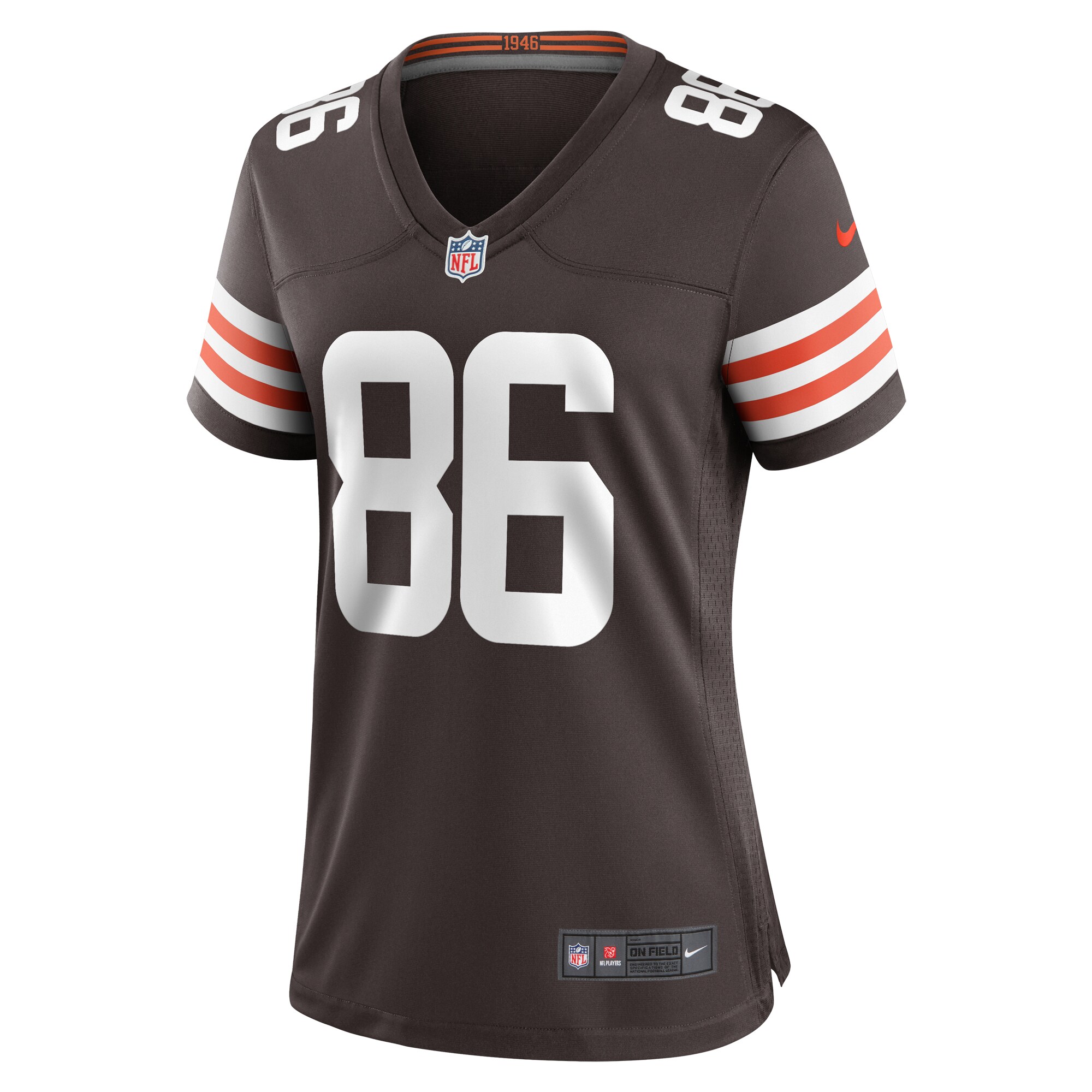 Devin Asiasi Cleveland Browns  Women's  Game Jersey -  Brown