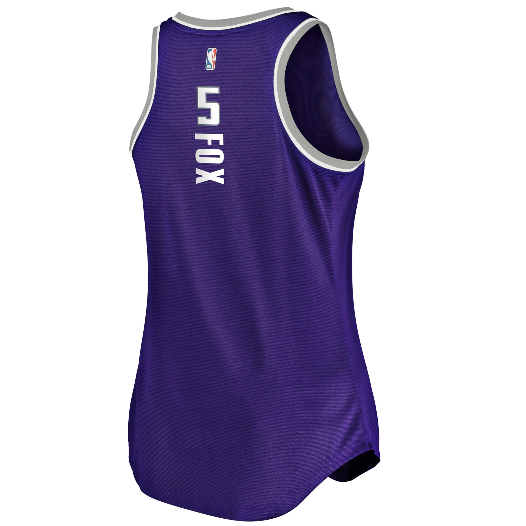 De'Aaron Fox Sacramento Kings Fanatics Women's Fast Break Tank Jersey - Icon Edition - Purple