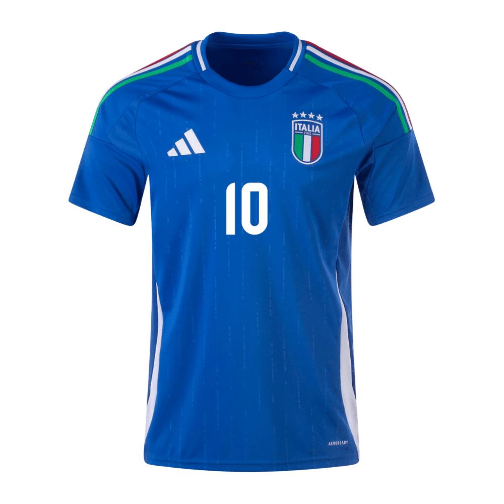 Francesco Totti 10 Italy National Team 2024 Home Legend Player Men Jersey - Blue