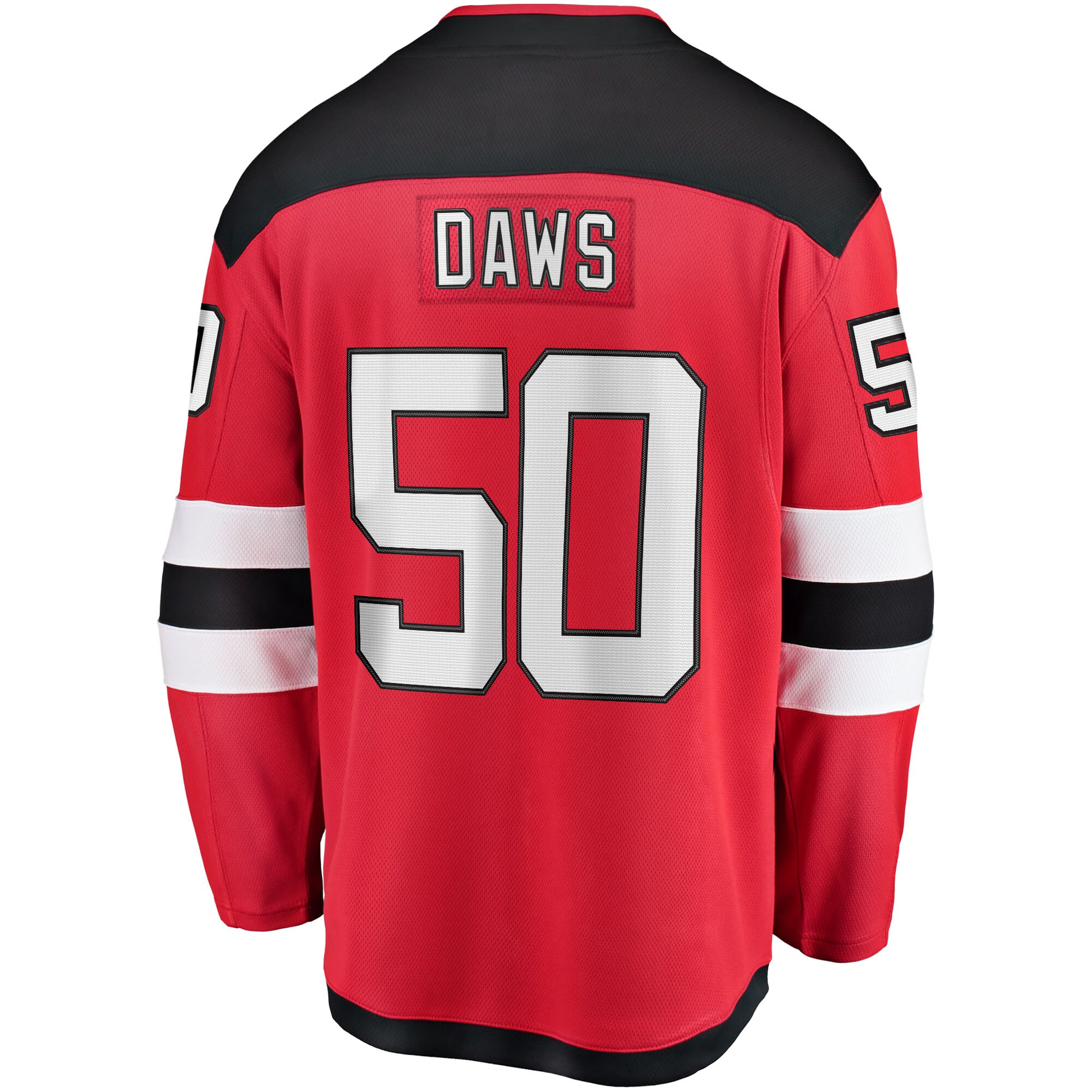 Nico Daws New Jersey Devils Fanatics Home Breakaway Player Jersey - Red