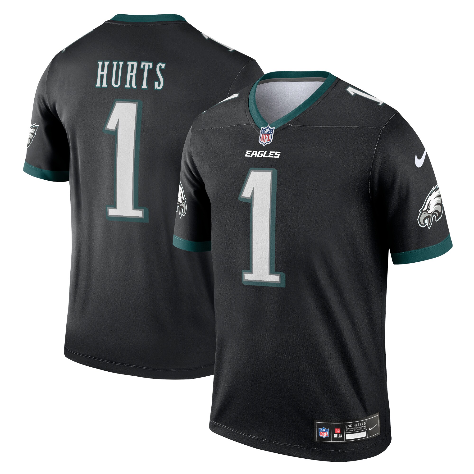 Jalen Hurts Philadelphia Eagles  Legend Jersey - Black