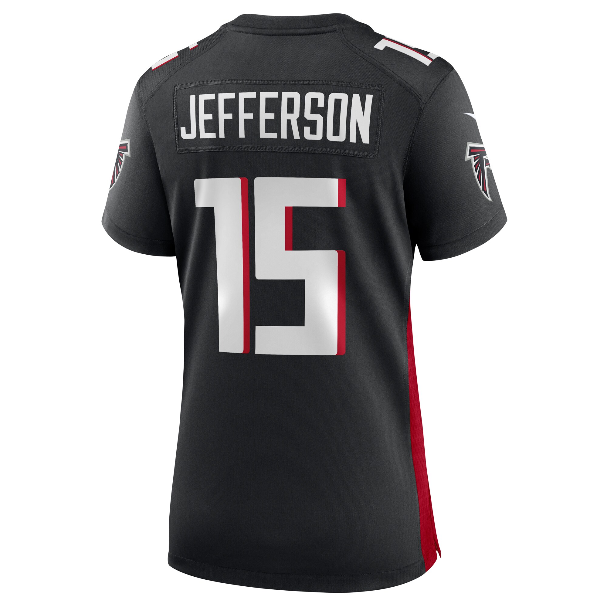 Van Jefferson Atlanta Falcons  Women's  Game Jersey -  Black