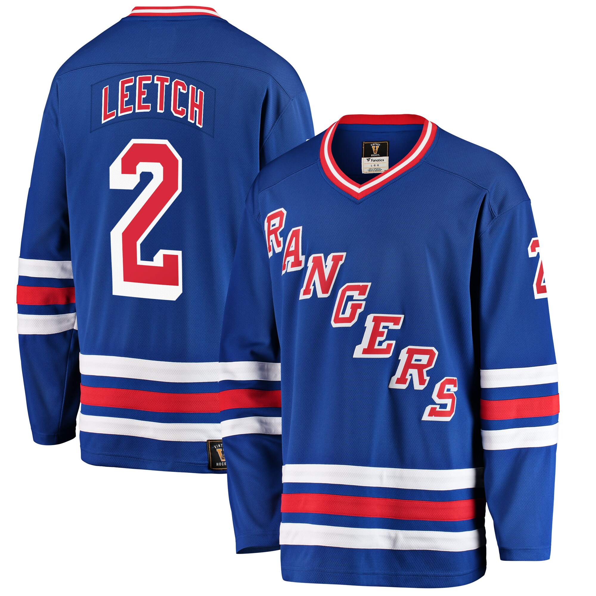 Brian Leetch New York Rangers Fanatics Premier Breakaway Retired Player Jersey - Blue