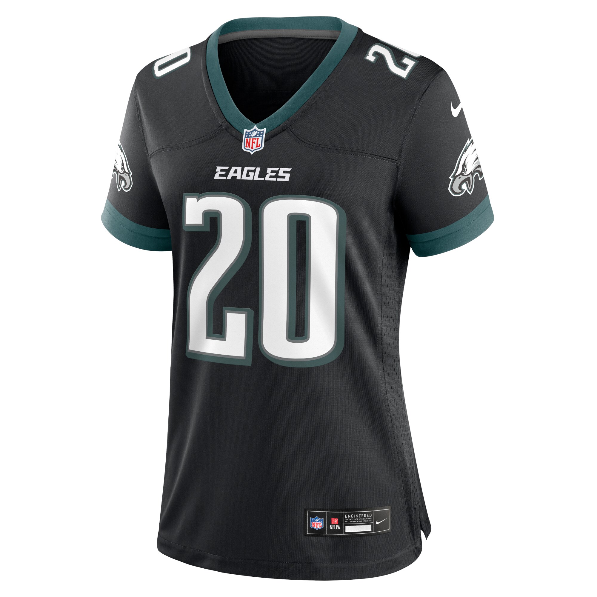 Brian Dawkins Philadelphia Eagles  Women's Alternate Game Jersey - Black