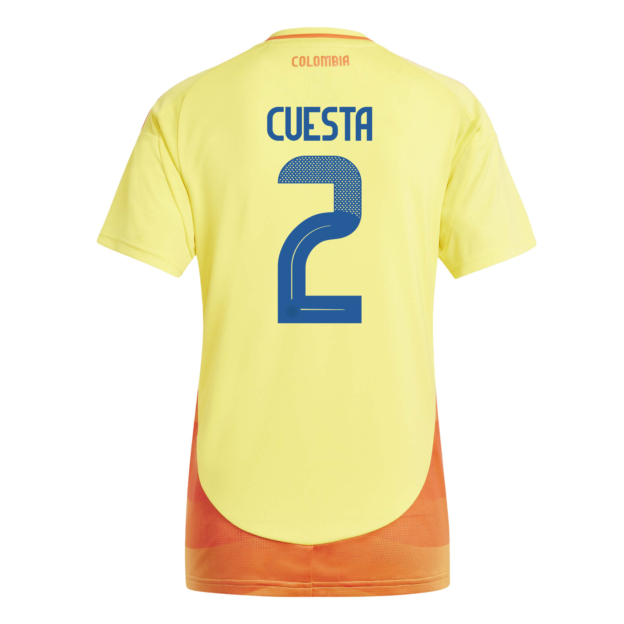 Carlos Cuesta 2 Colombia National Team 2024/25 Home Women Jersey - Yellow