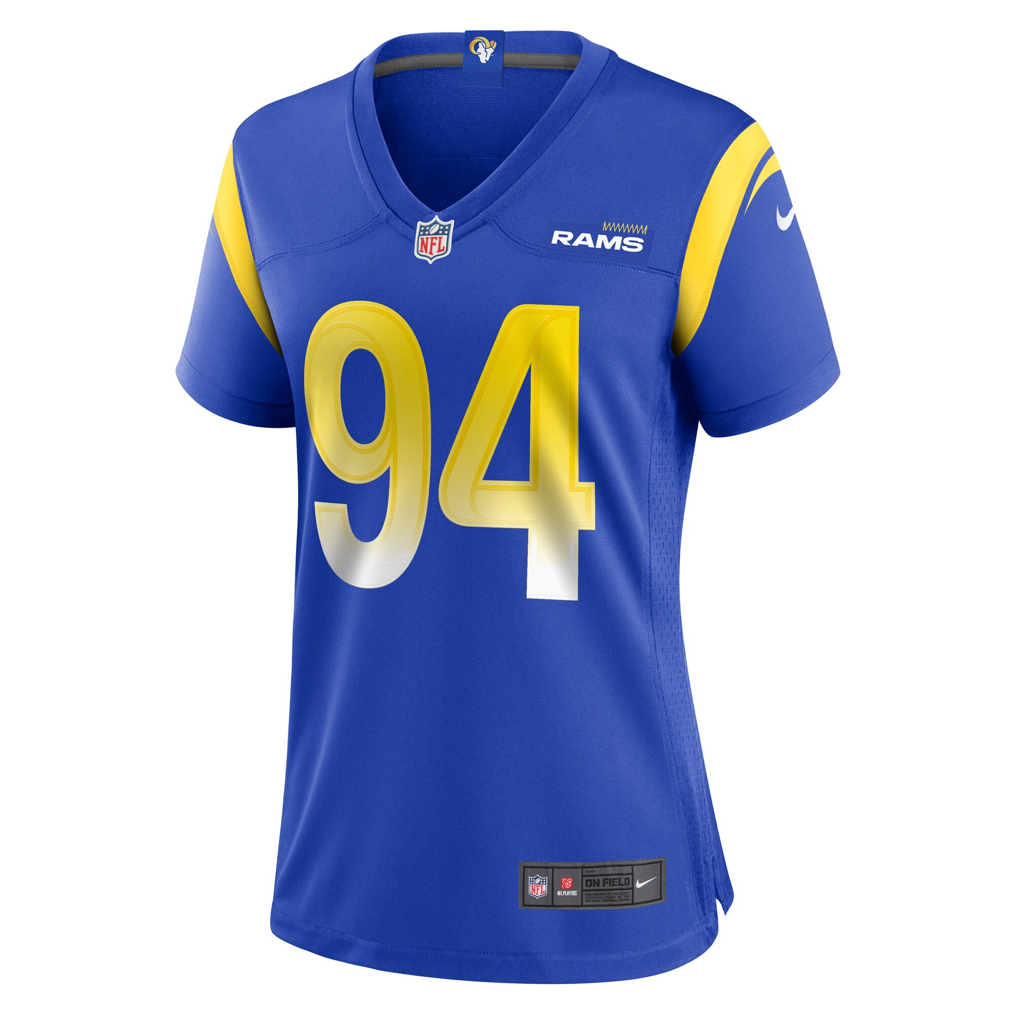 Desjuan Johnson Los Angeles Rams  Women's Home Game Jersey - Royal