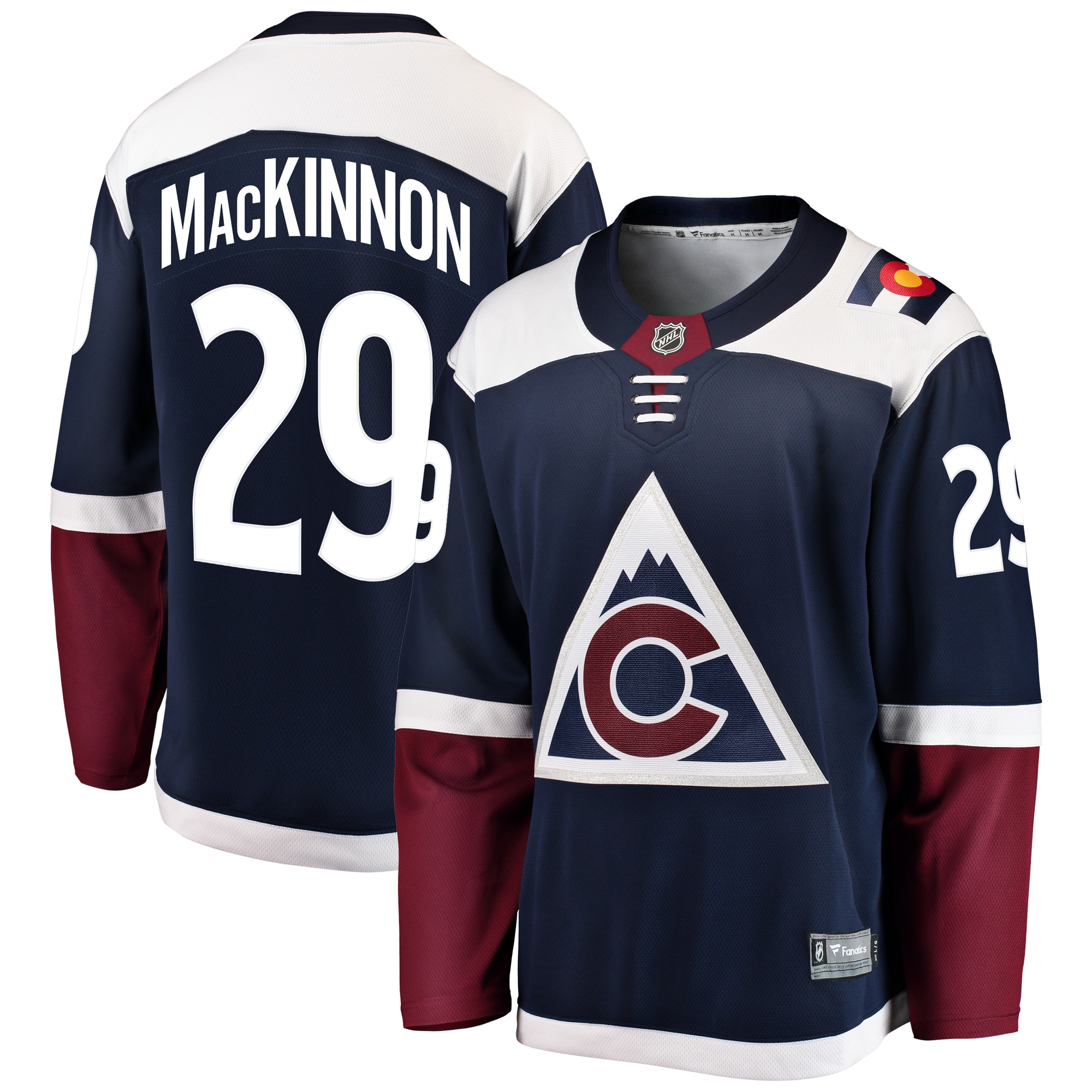 Nathan MacKinnon Colorado Avalanche Fanatics Alternate Breakaway Player Jersey - Navy