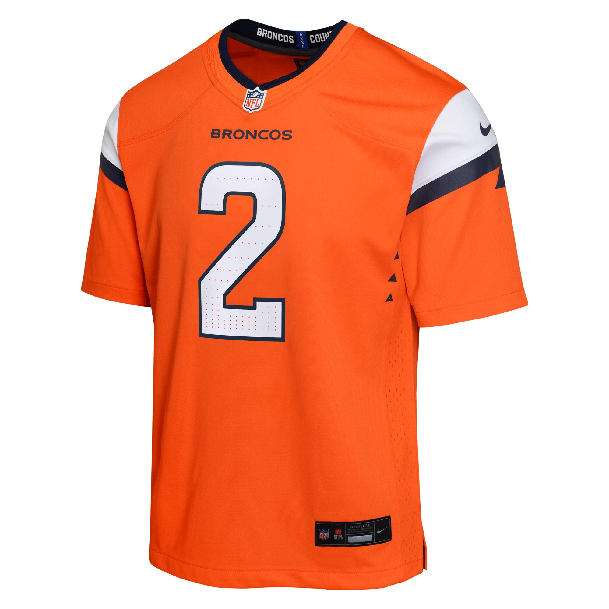 Patrick Surtain II Denver Broncos  Youth Game Jersey - Orange