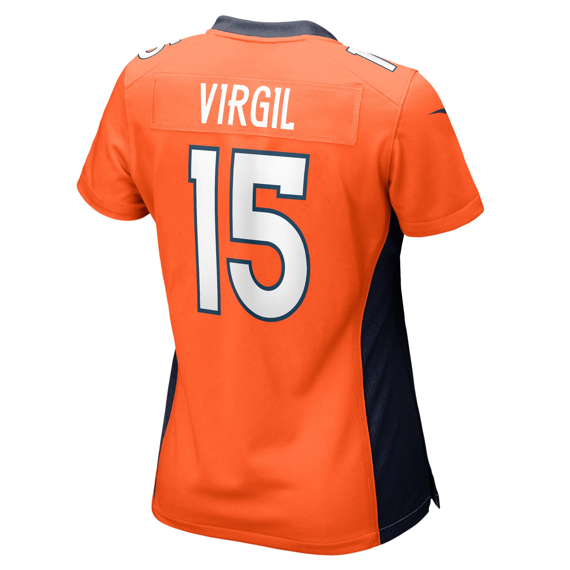 Jalen Virgil Denver Broncos  Women's Game Player Jersey - Orange