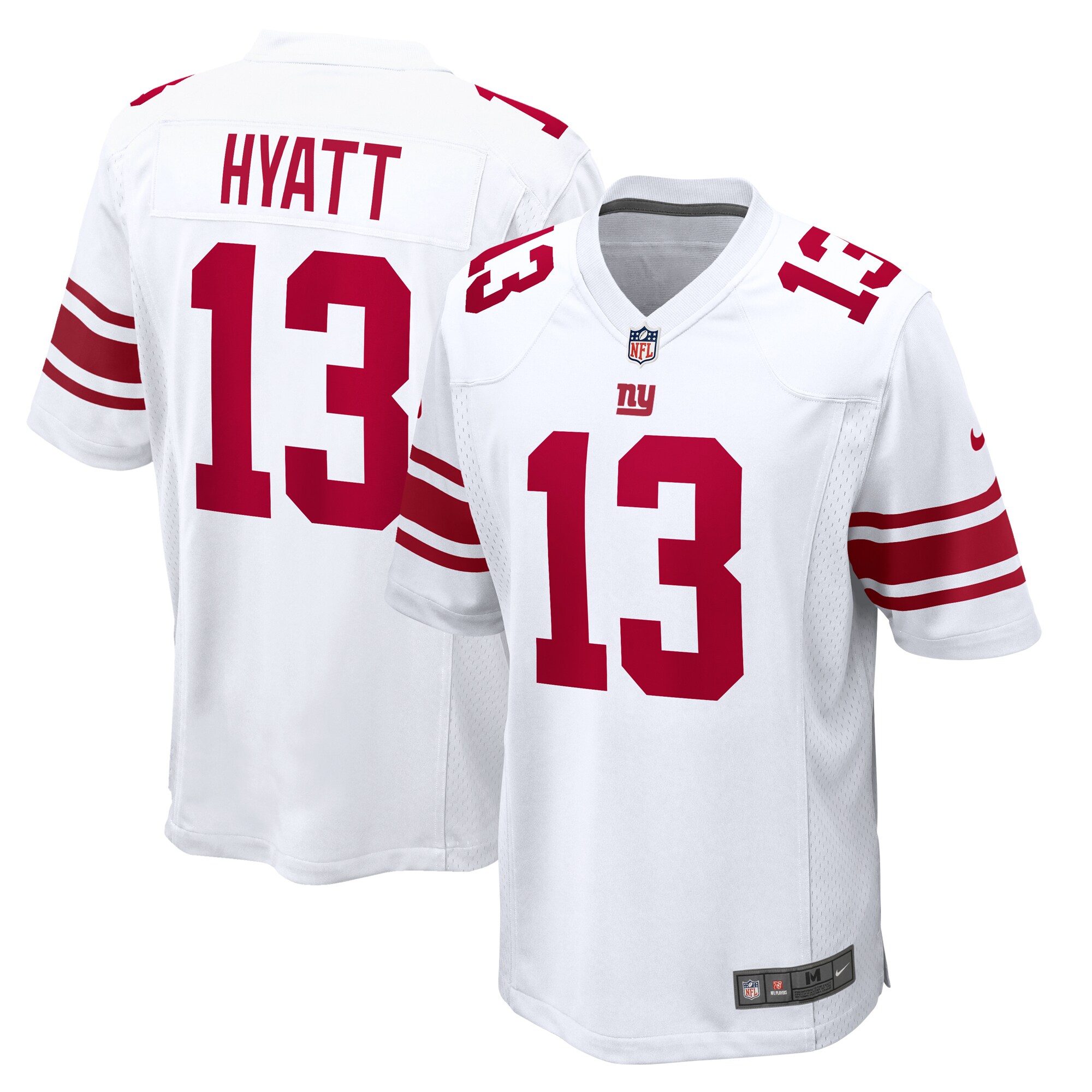 Jalin Hyatt New York Giants   Game Jersey -  White