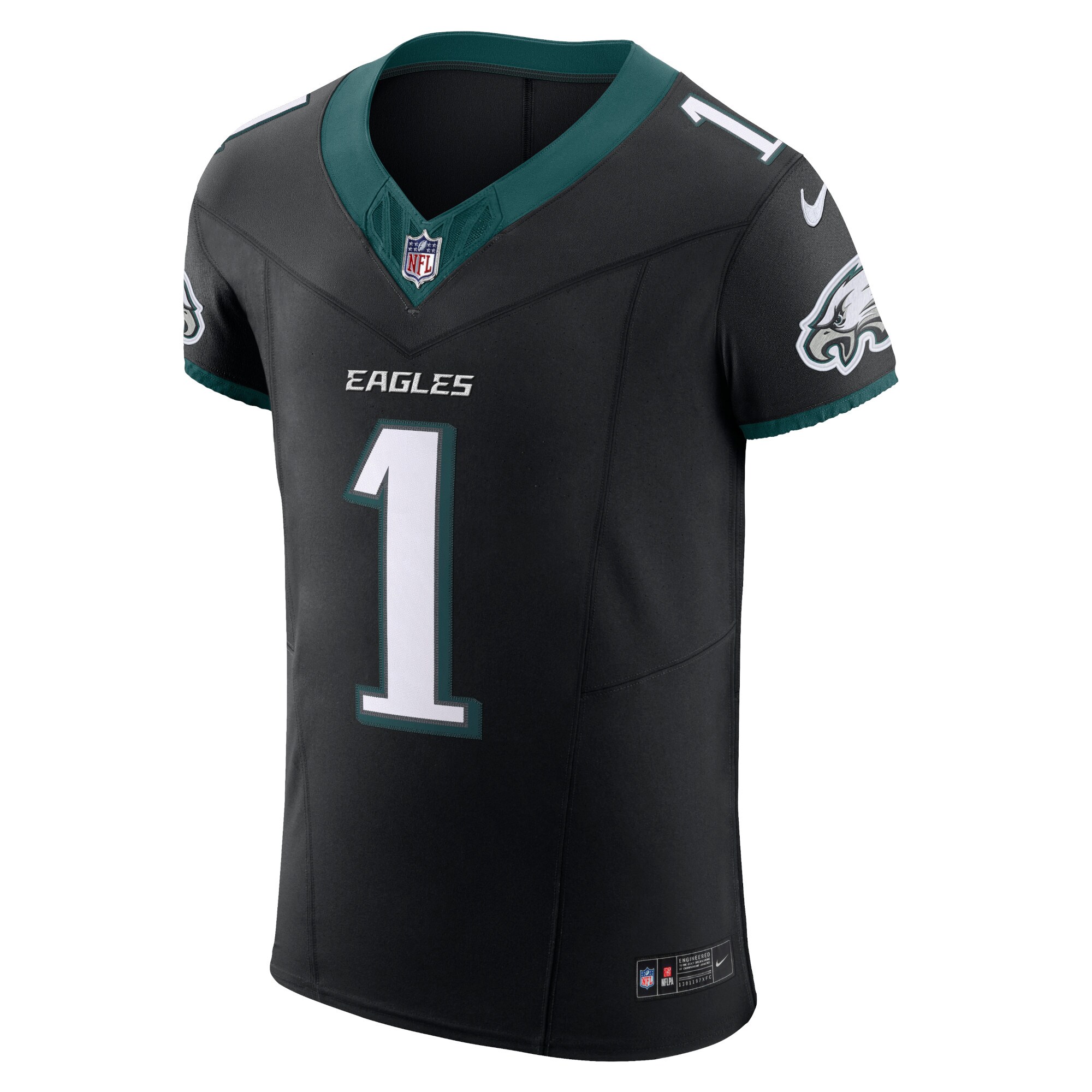 Jalen Hurts Philadelphia Eagles  Alternate Vapor F.U.S.E. Elite Jersey - Black