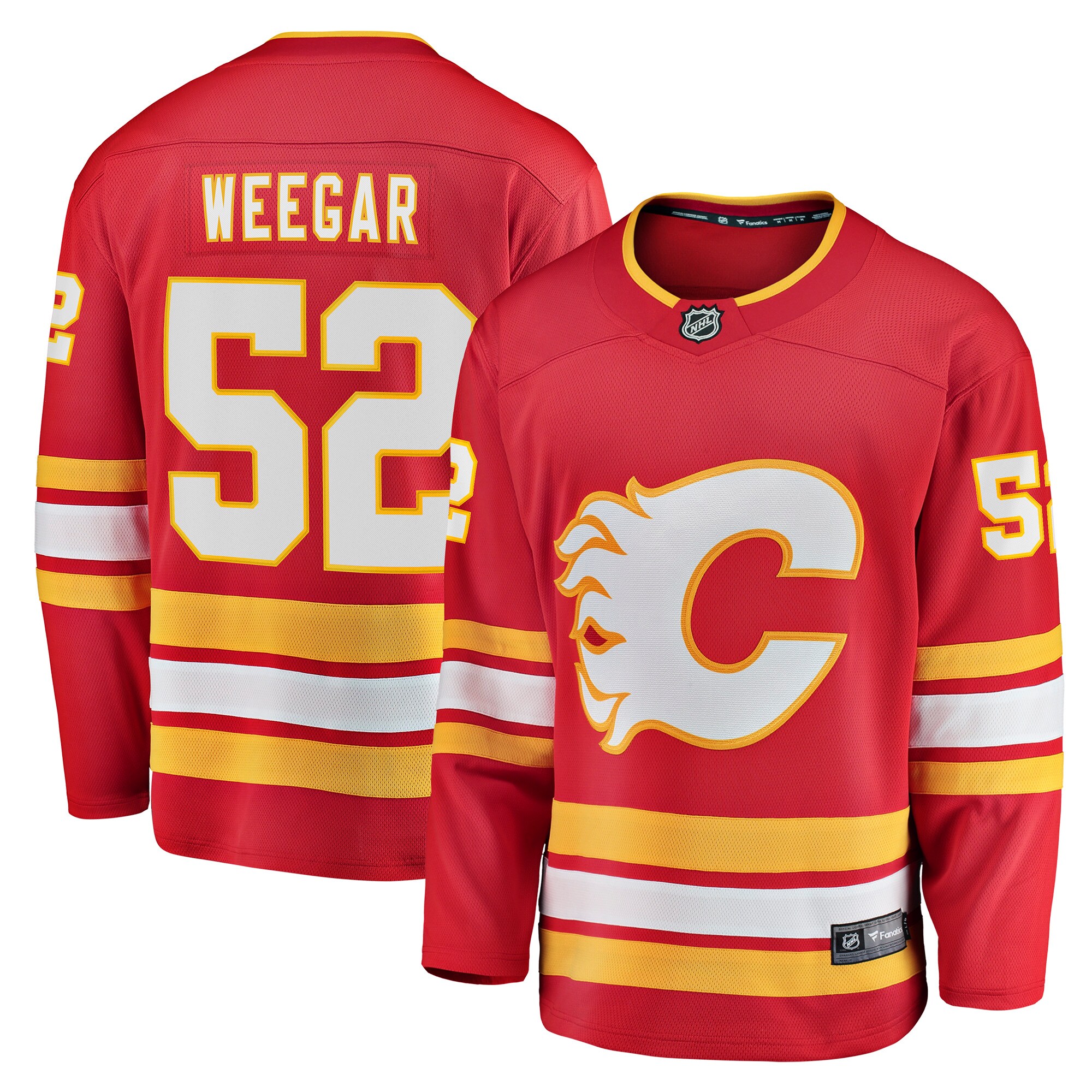 MacKenzie Weegar Calgary Flames Fanatics Home Breakaway Player Jersey - Red
