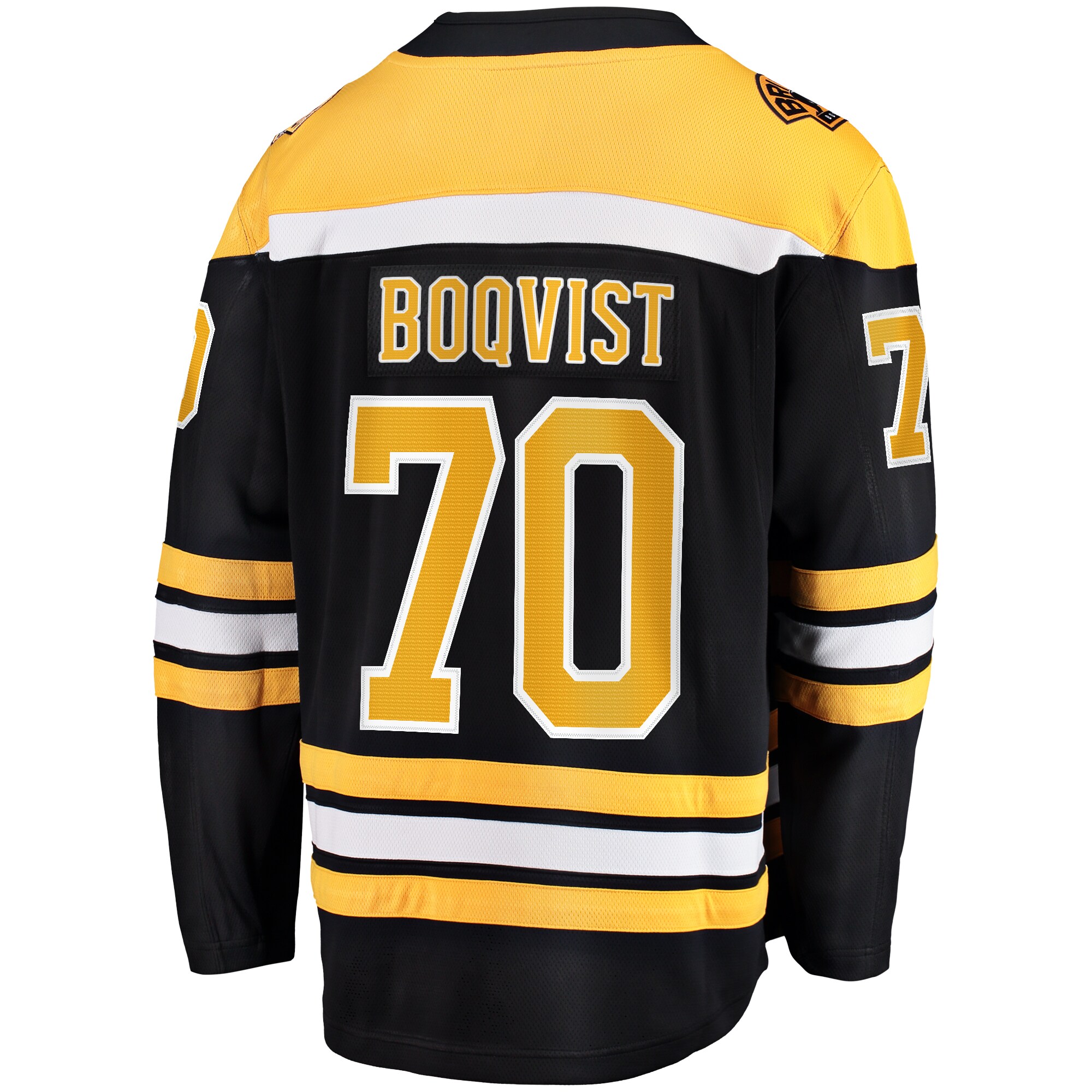 Jesper Boqvist Boston Bruins Fanatics Home Breakaway Jersey - Black