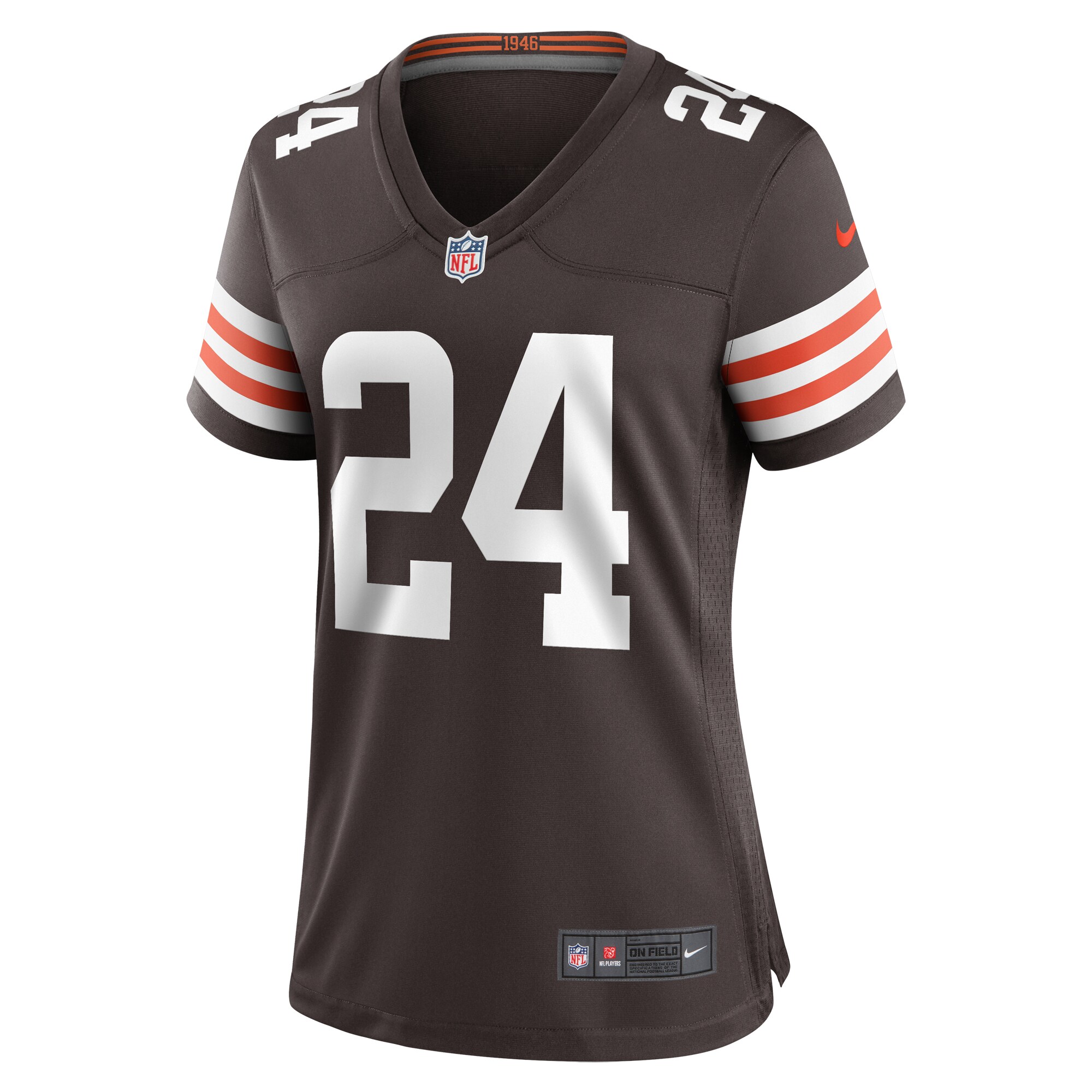 Nick Chubb Cleveland Browns  Women's Team Game Jersey -  Brown