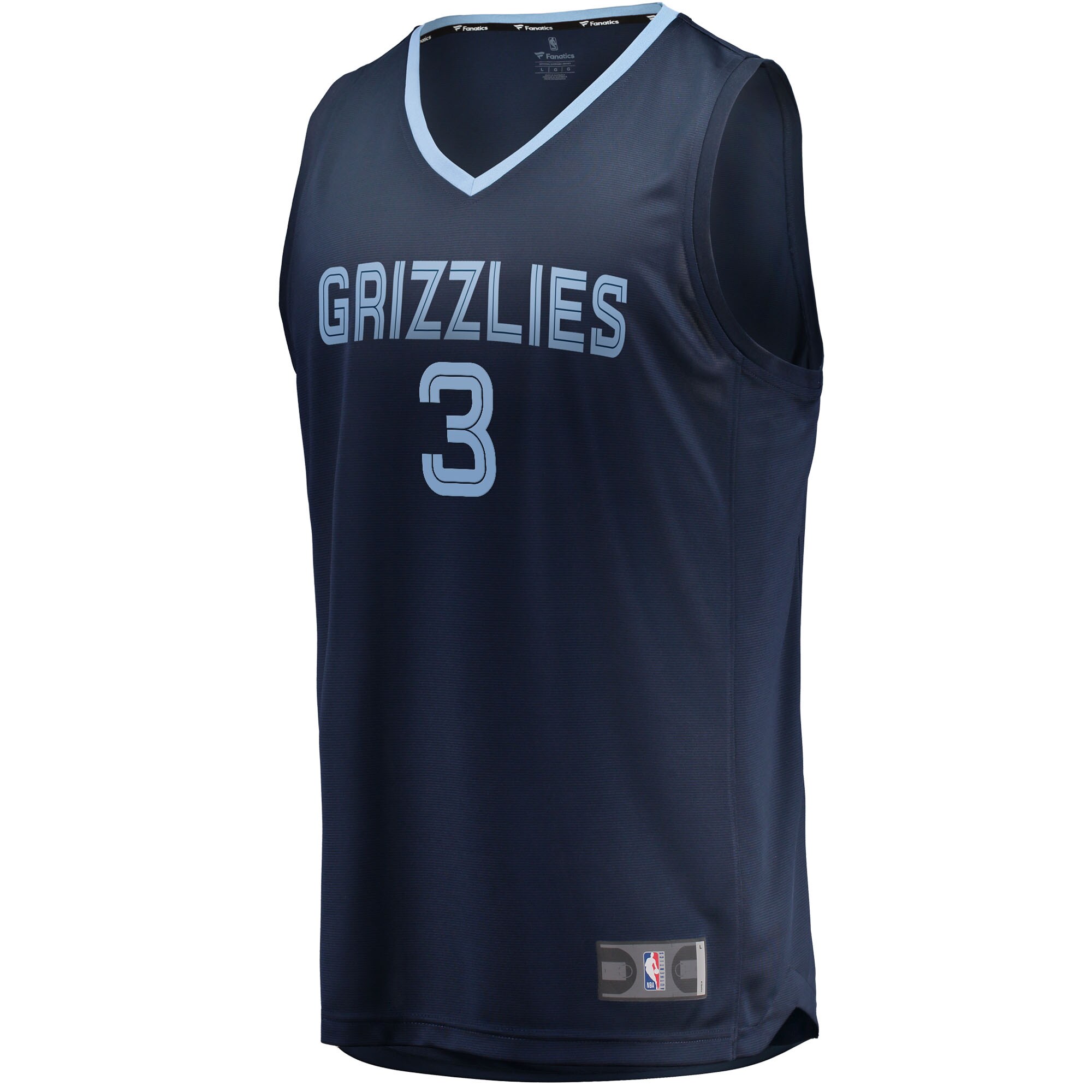 Jake LaRavia Memphis Grizzlies Fanatics Fast Break Replica Player Jersey - Icon Edition - Navy