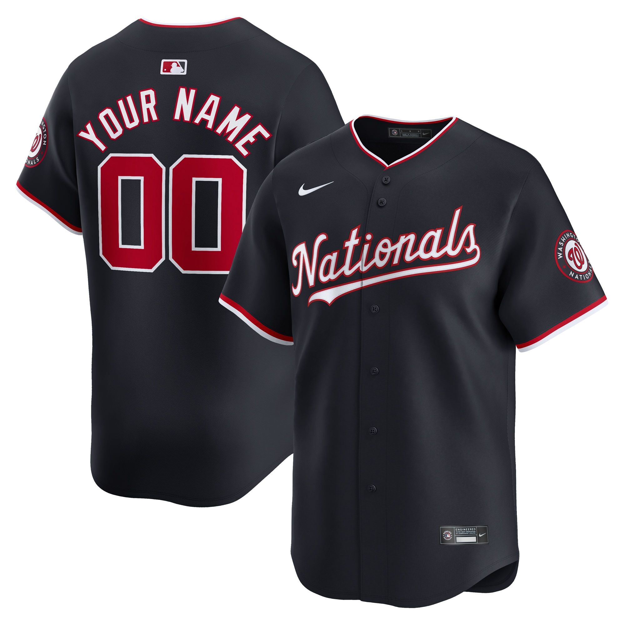 Washington Nationals   Alternate Limited Custom Jersey\u00c2\u00a0\u00e2\u20ac\u201c Navy