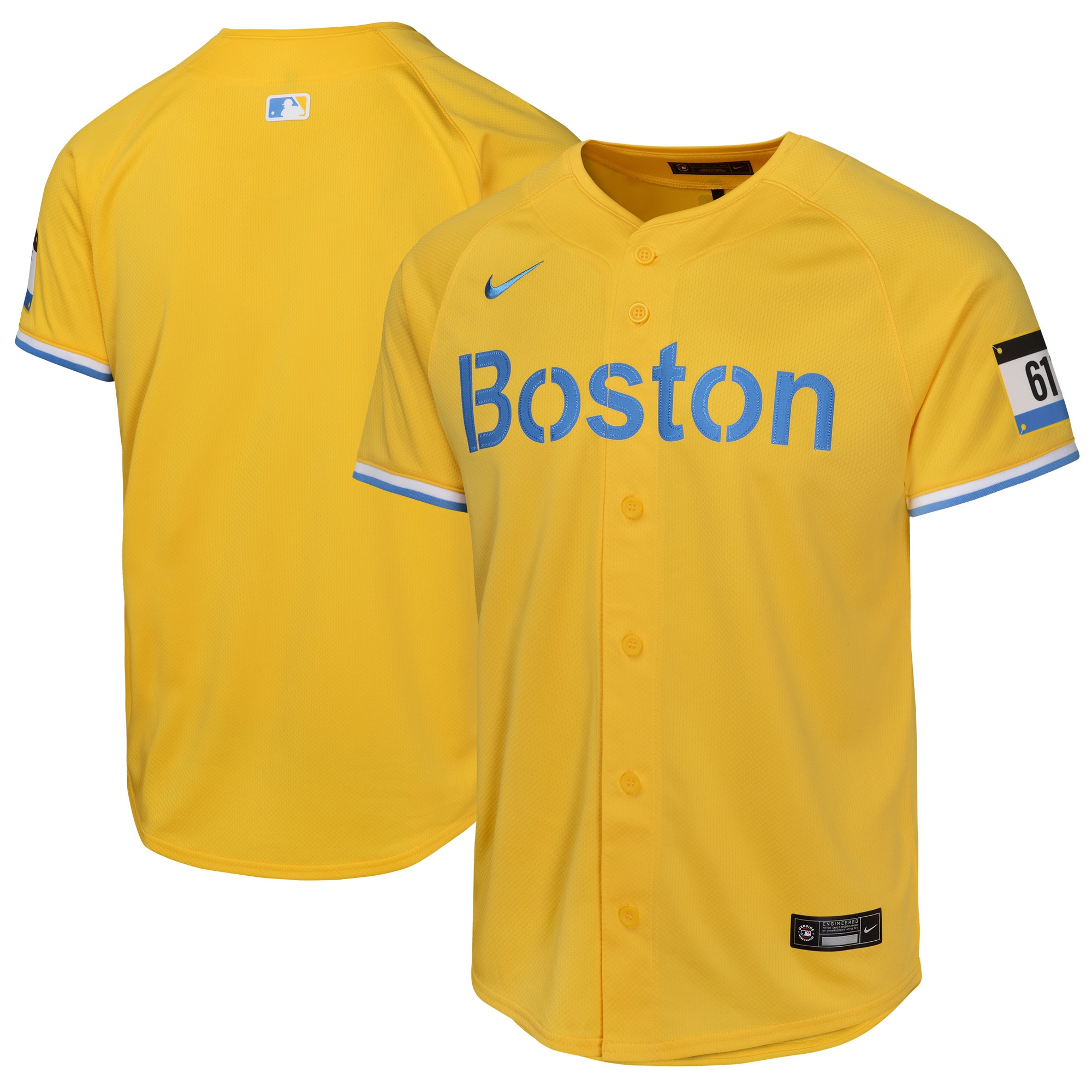 Boston Red Sox  Youth City Connect Limited Jersey - Gold